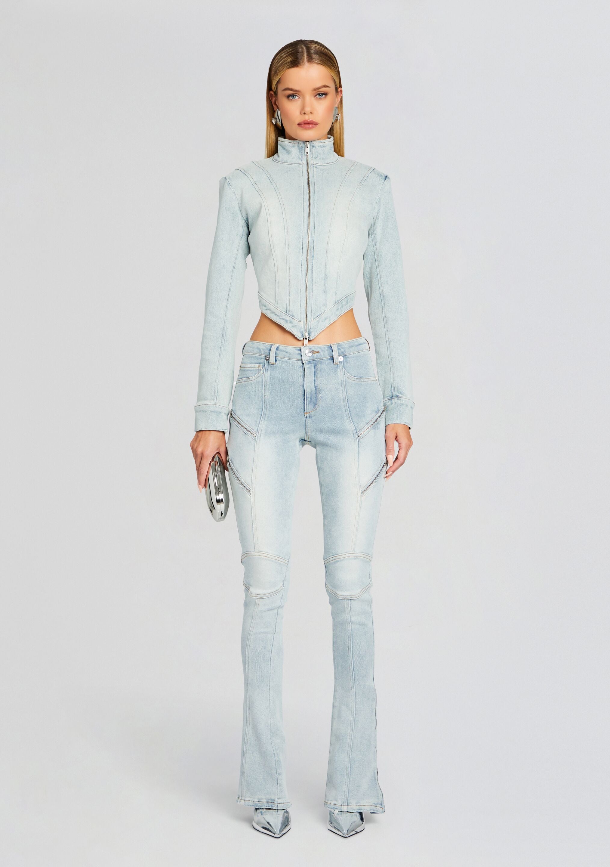 Chrissy Denim Jacket-Cup Shy