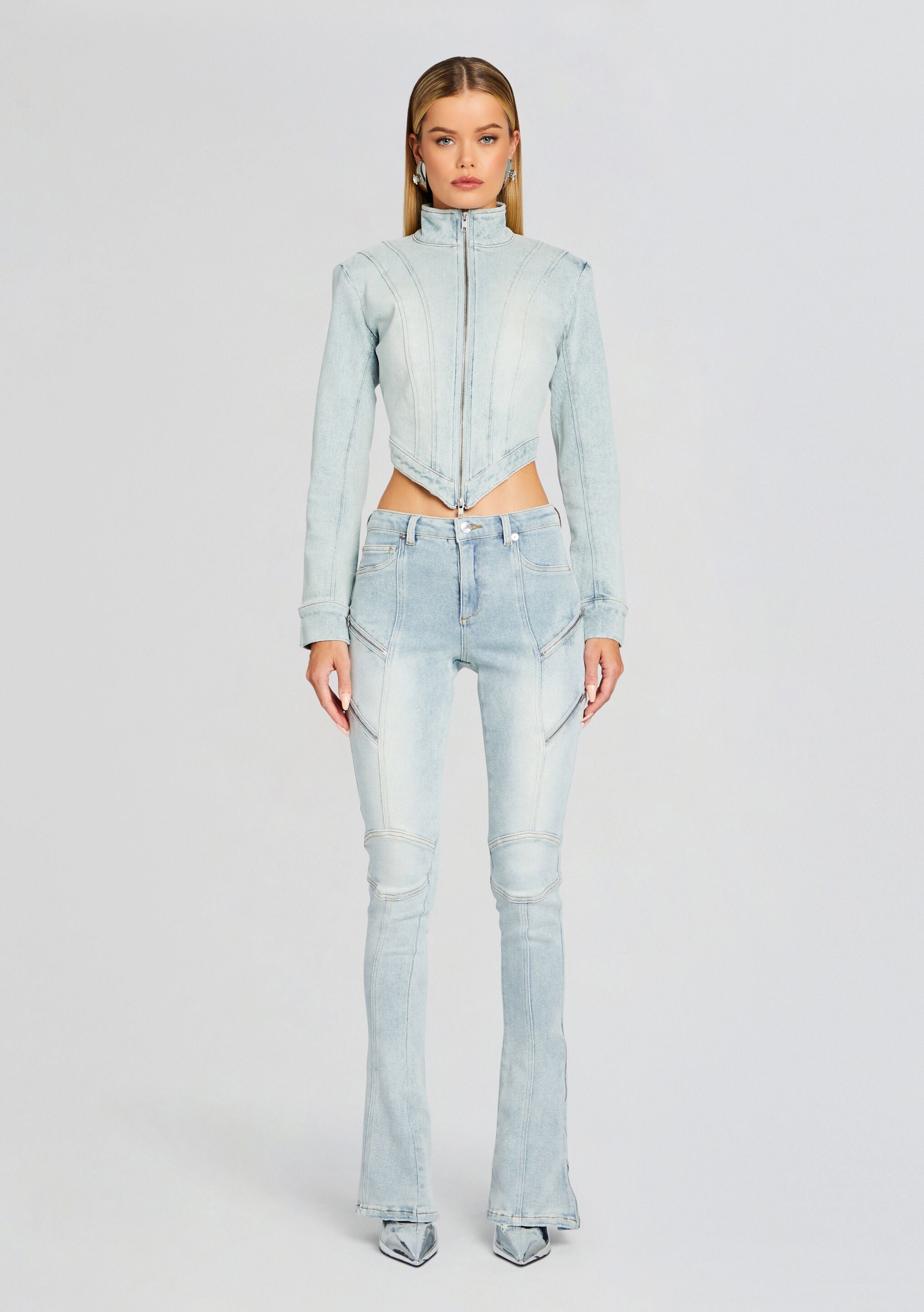 Chrissy Denim Jacket-Cup Shy