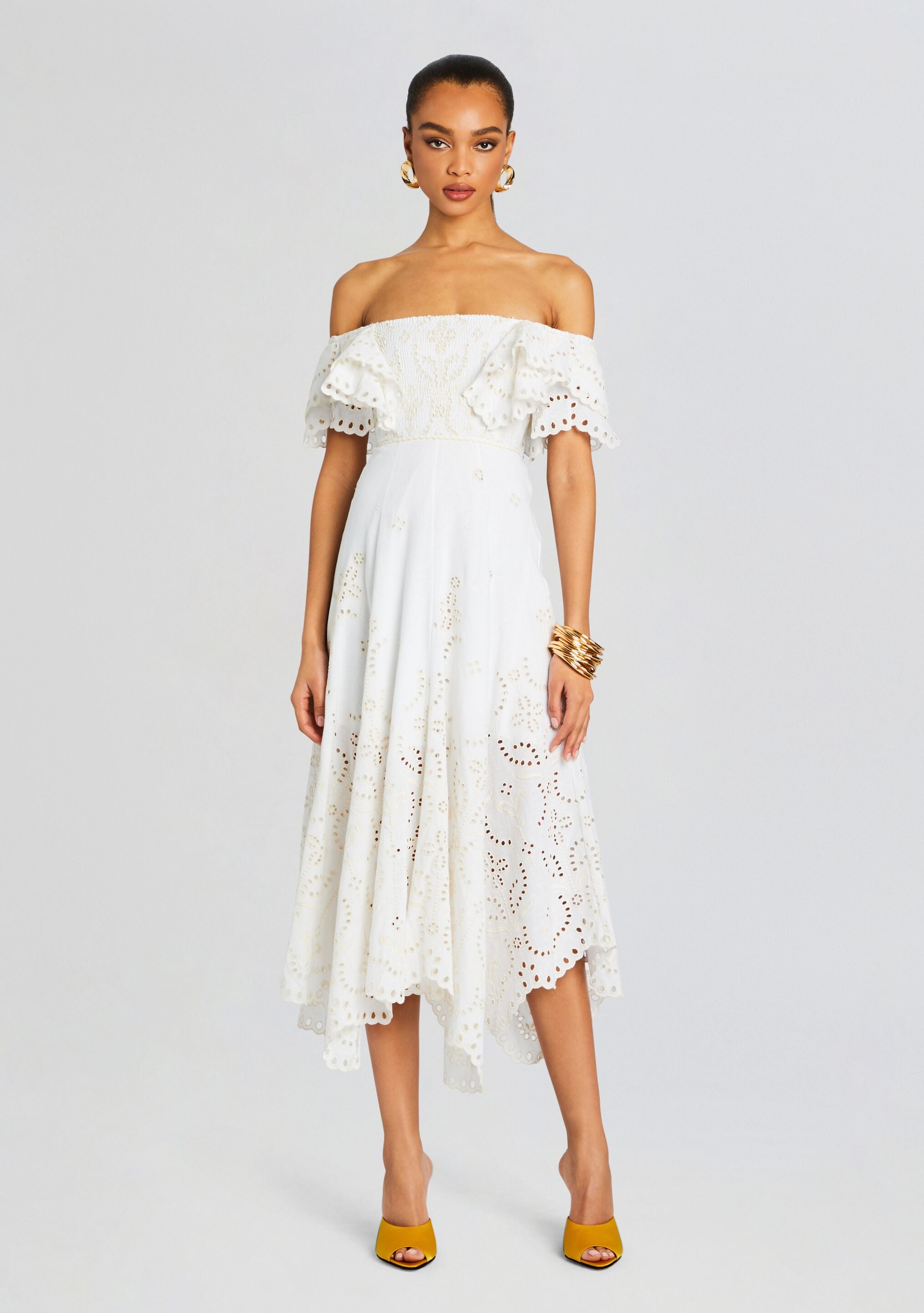 Sheen Long Dress-Cup Shy