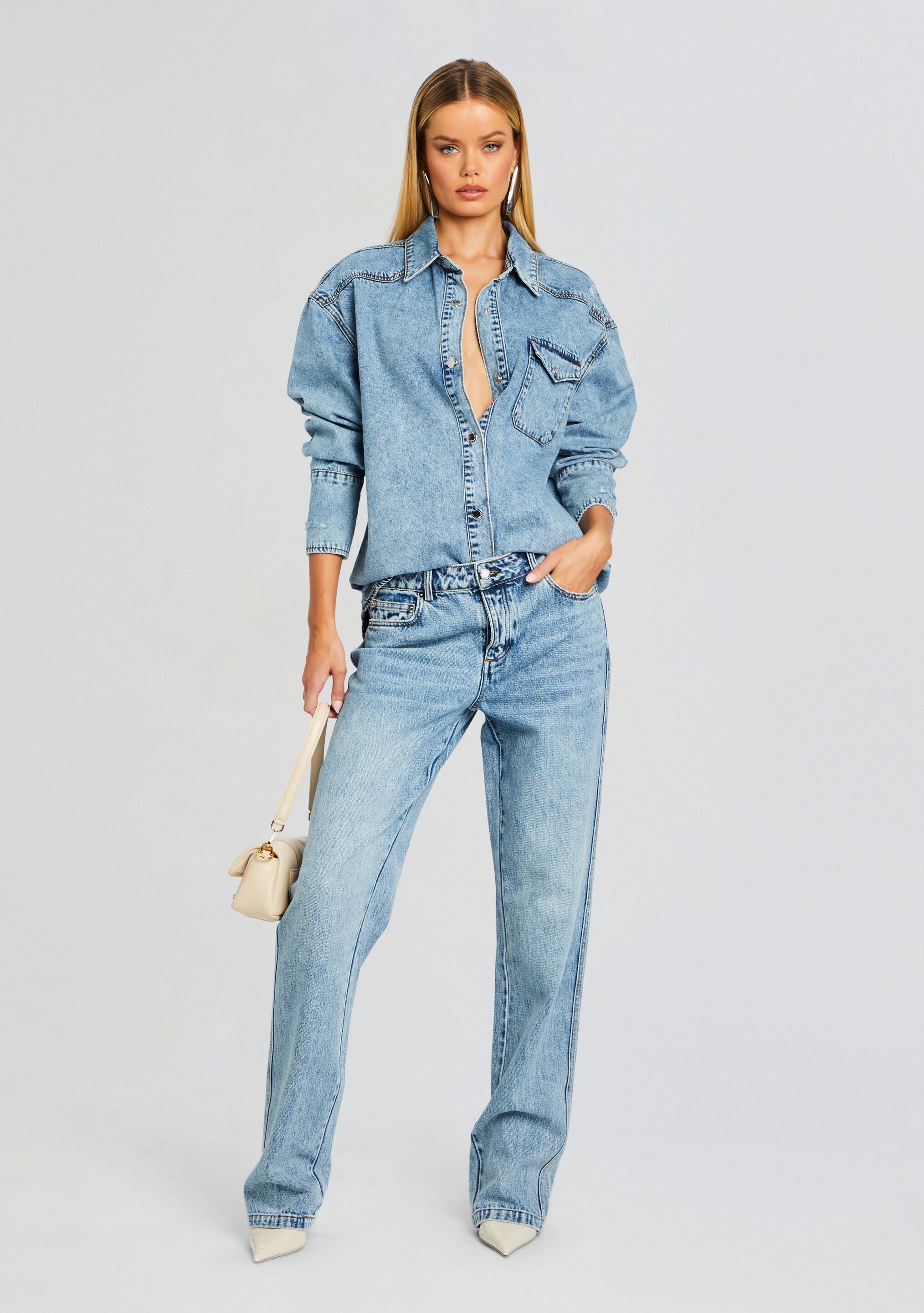 Denise Denim Shirt-Cup Shy