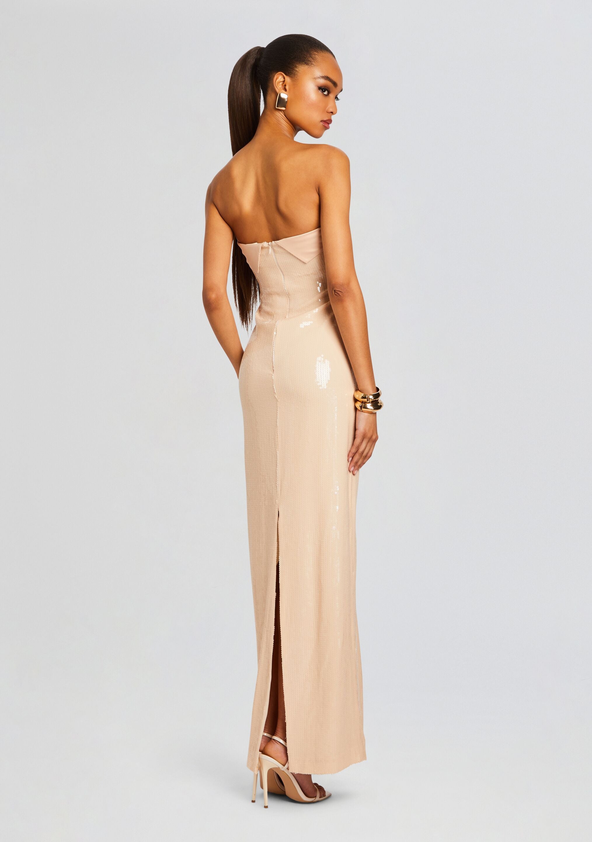 Alexandra Sequin Dress-Cup Shy
