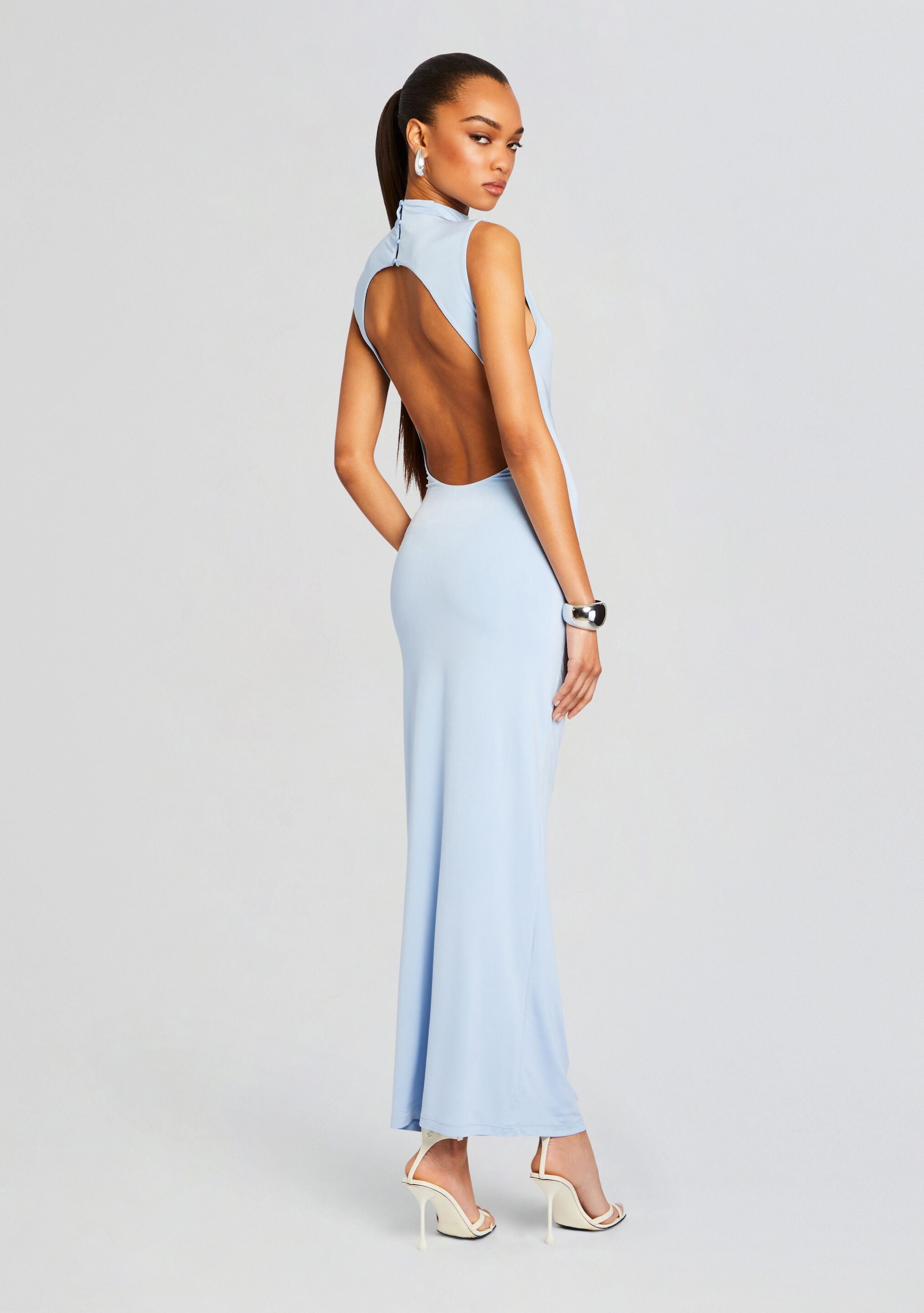 Olive Gown-Cup Shy
