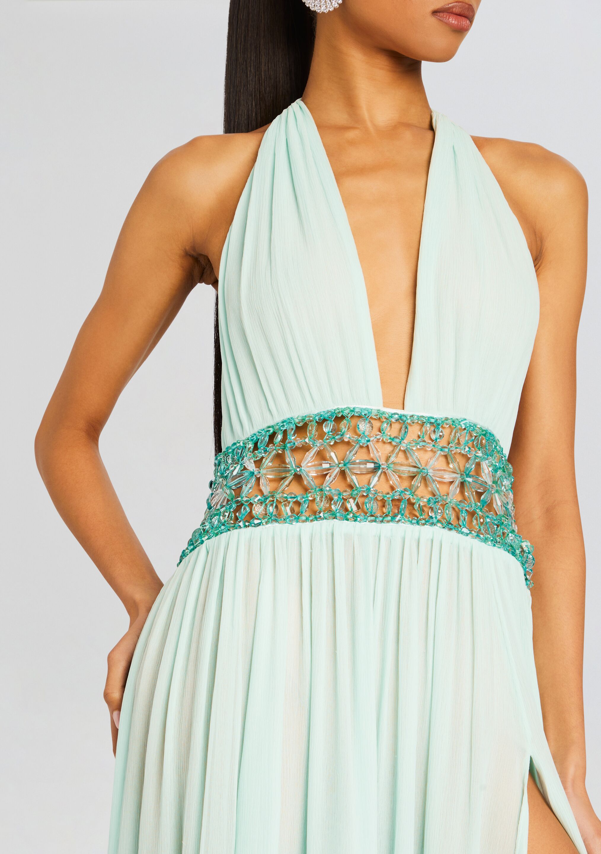 Allete Embellished Dress-Cup Shy