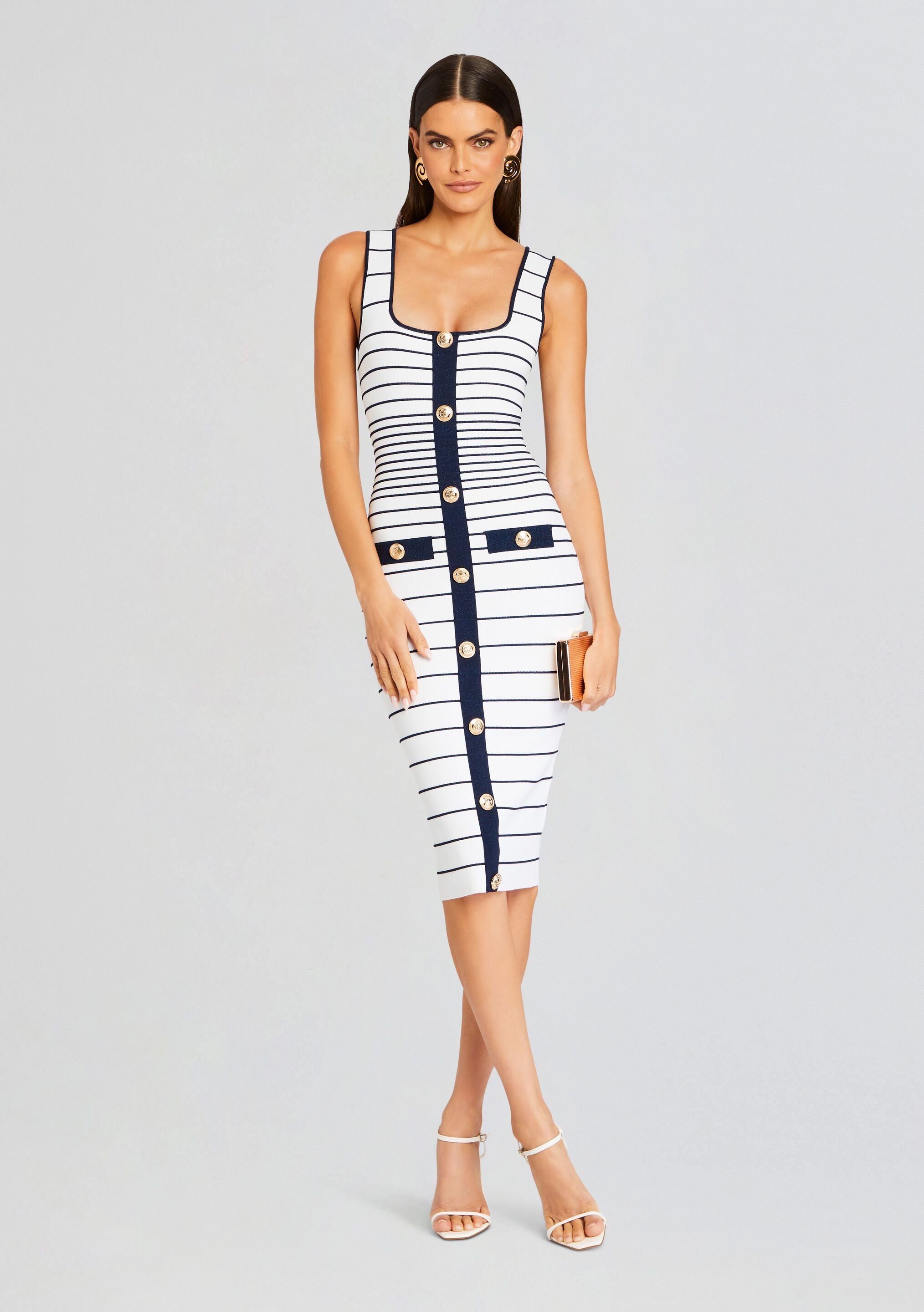 Lyle Bandage Knit Dress-Cup Shy