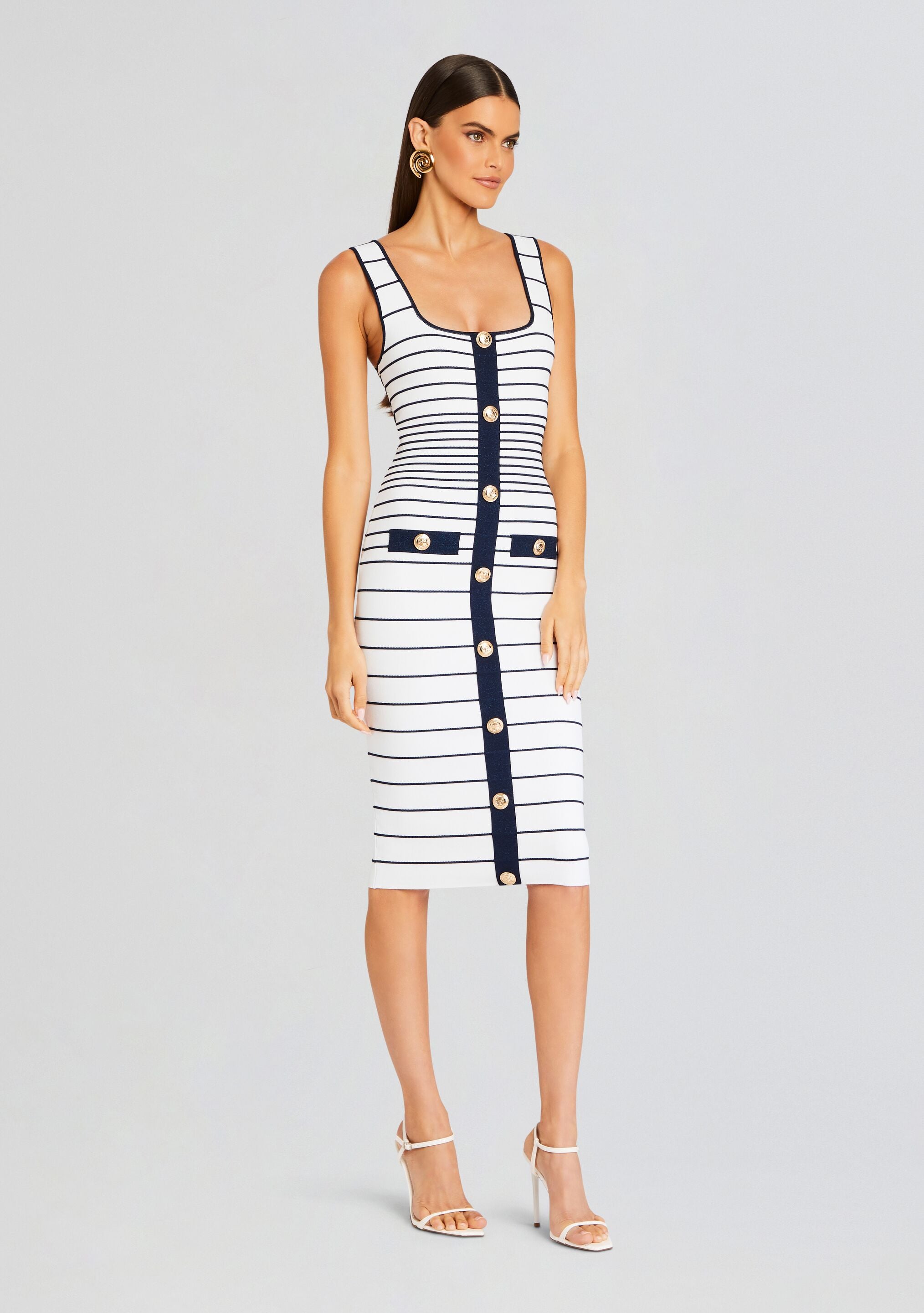 Lyle Bandage Knit Dress-Cup Shy