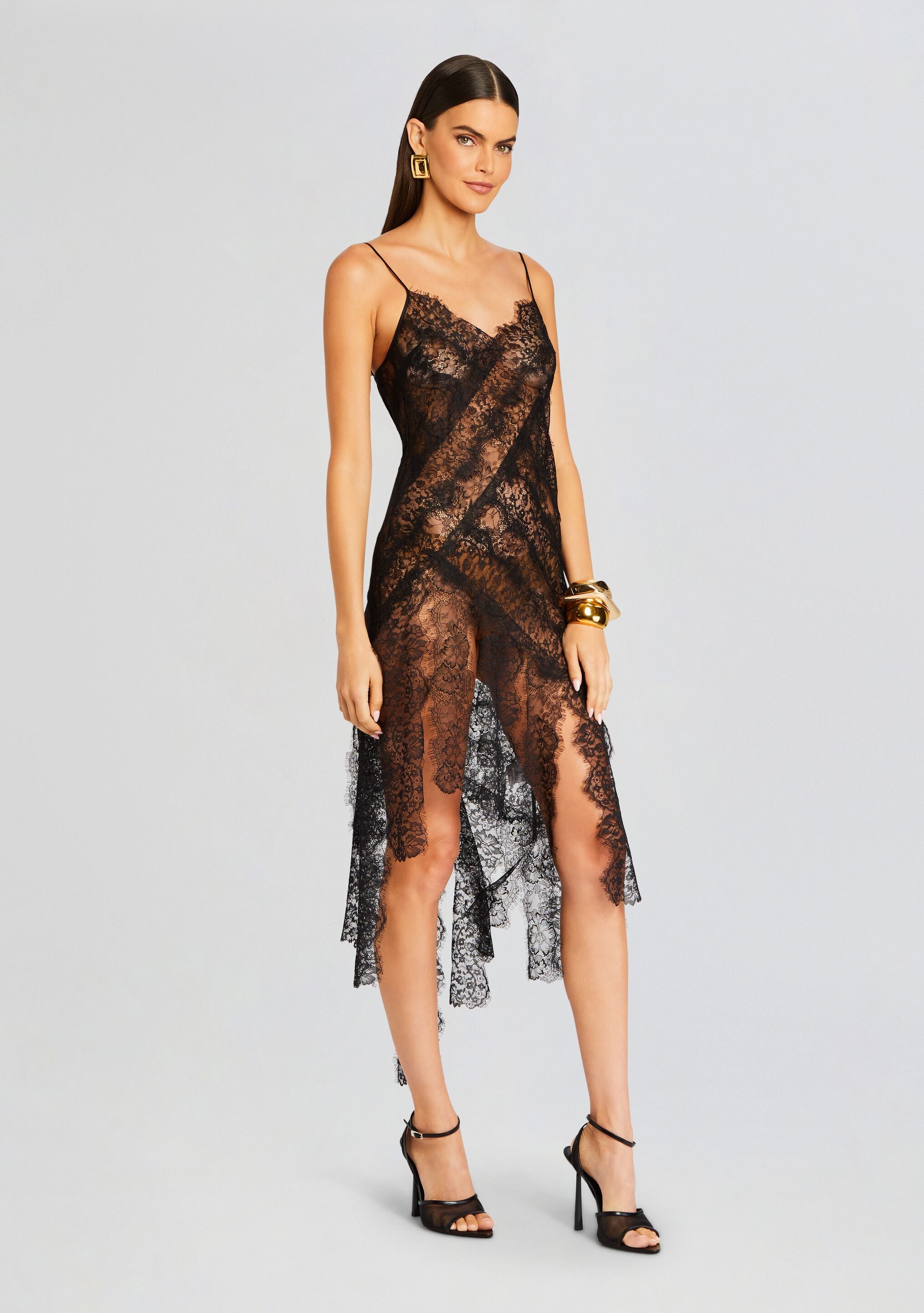 Sabina Lace Dress-Cup Shy