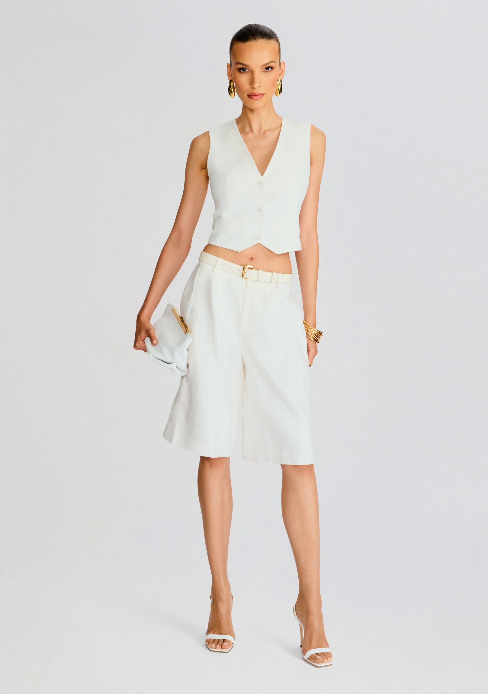 Fraser Suiting Vest-Cup Shy