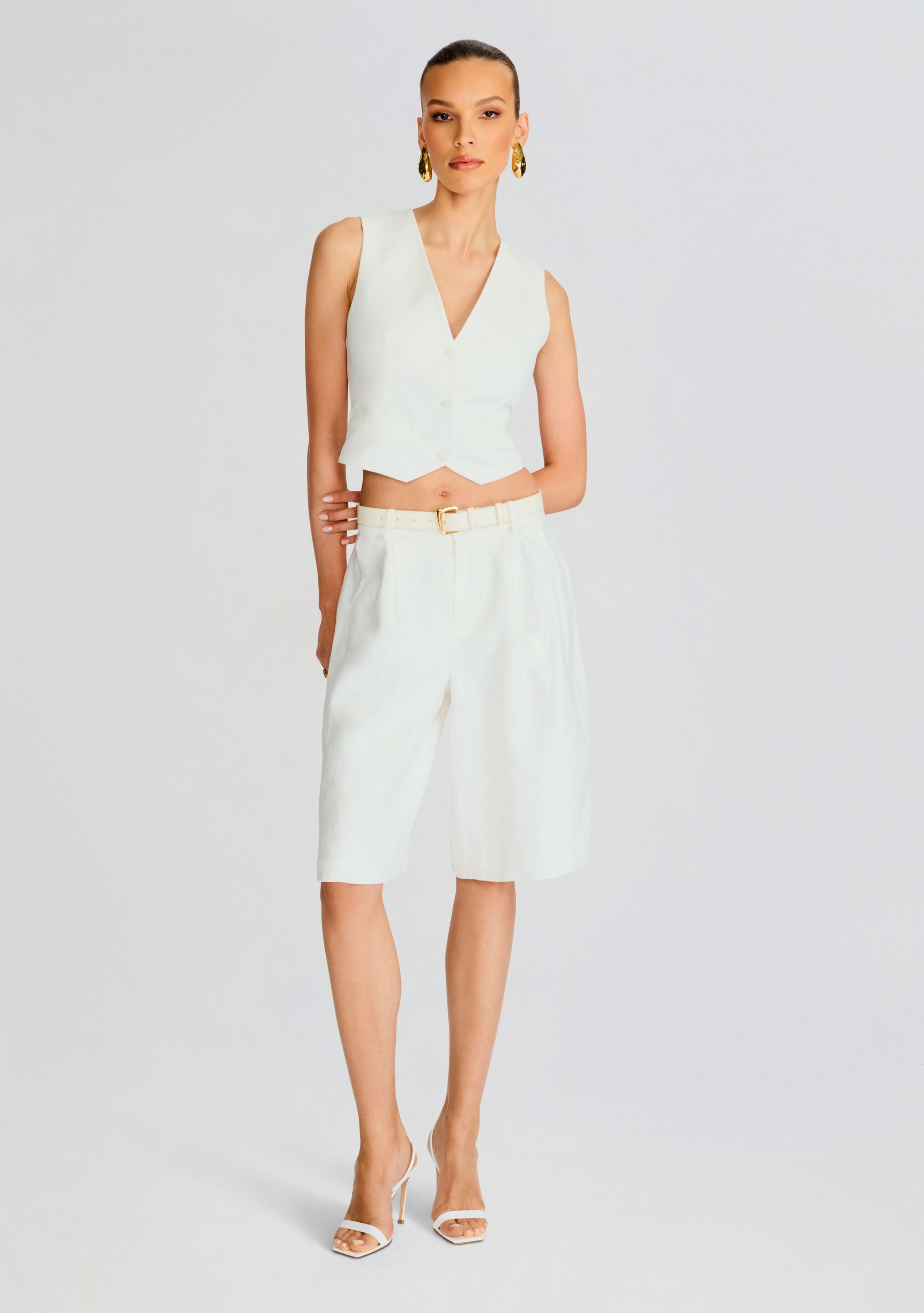 Fraser Suiting Vest-Cup Shy
