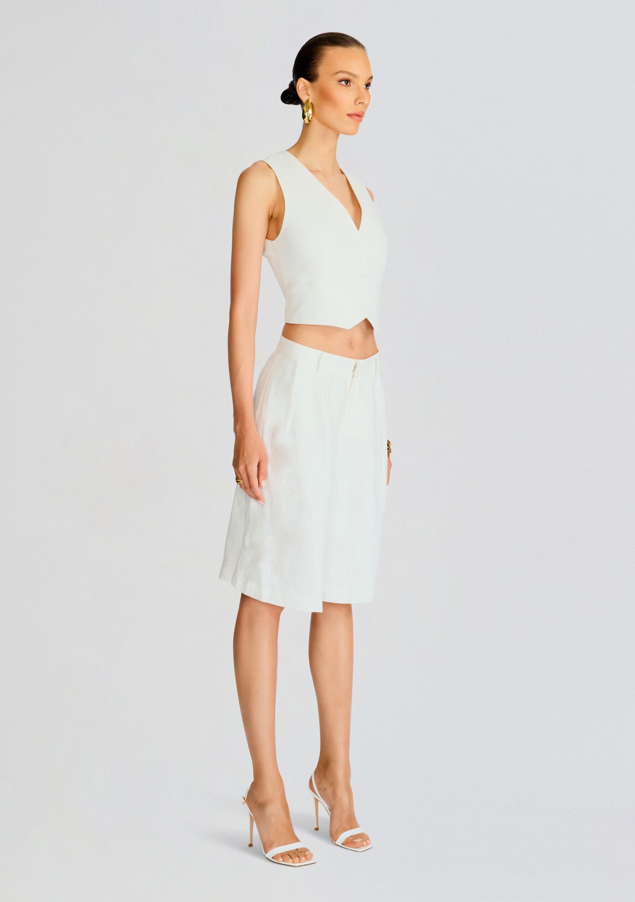 Fraser Suiting Vest-Cup Shy