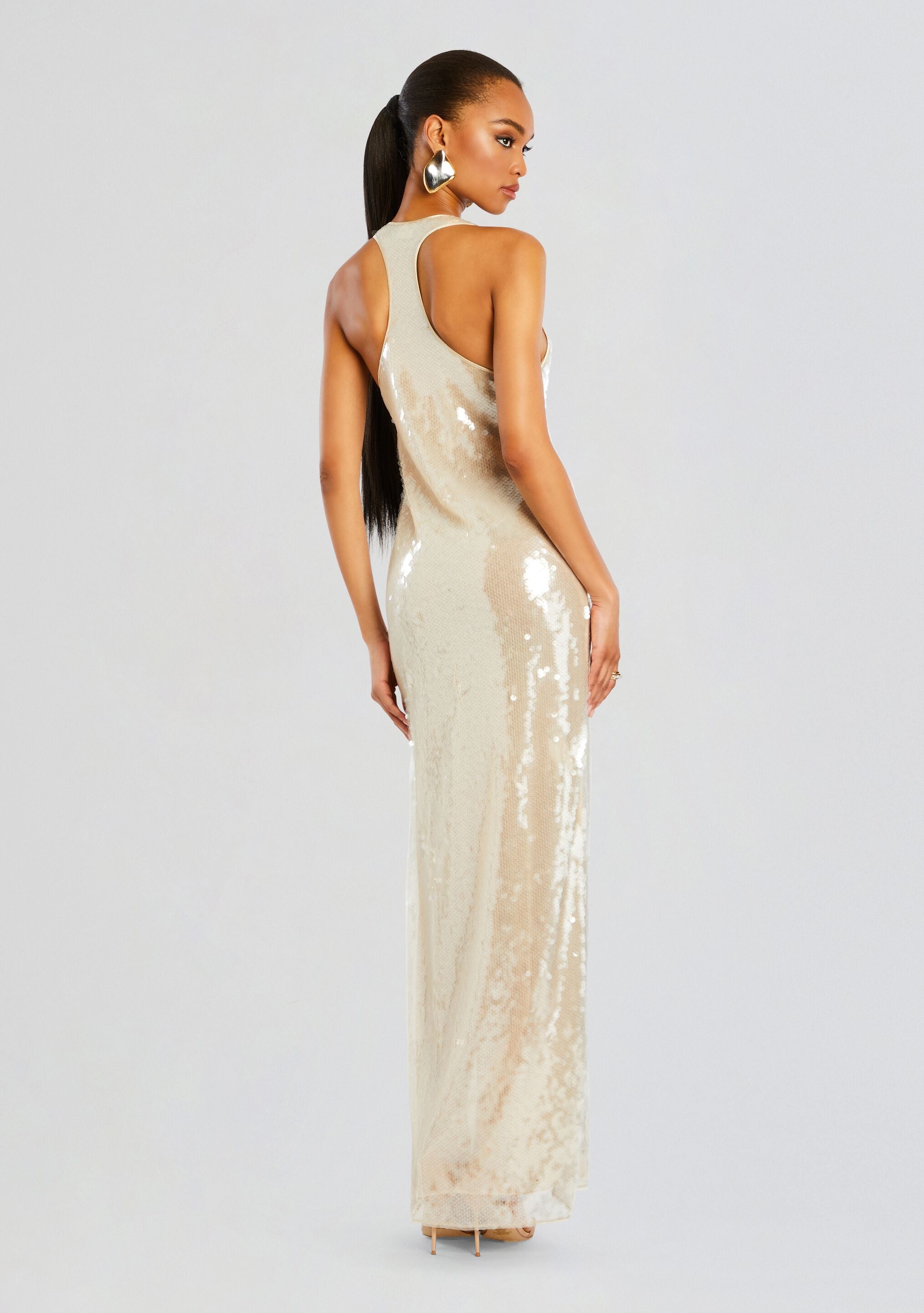 Bella Sequin Dress-Cup Shy