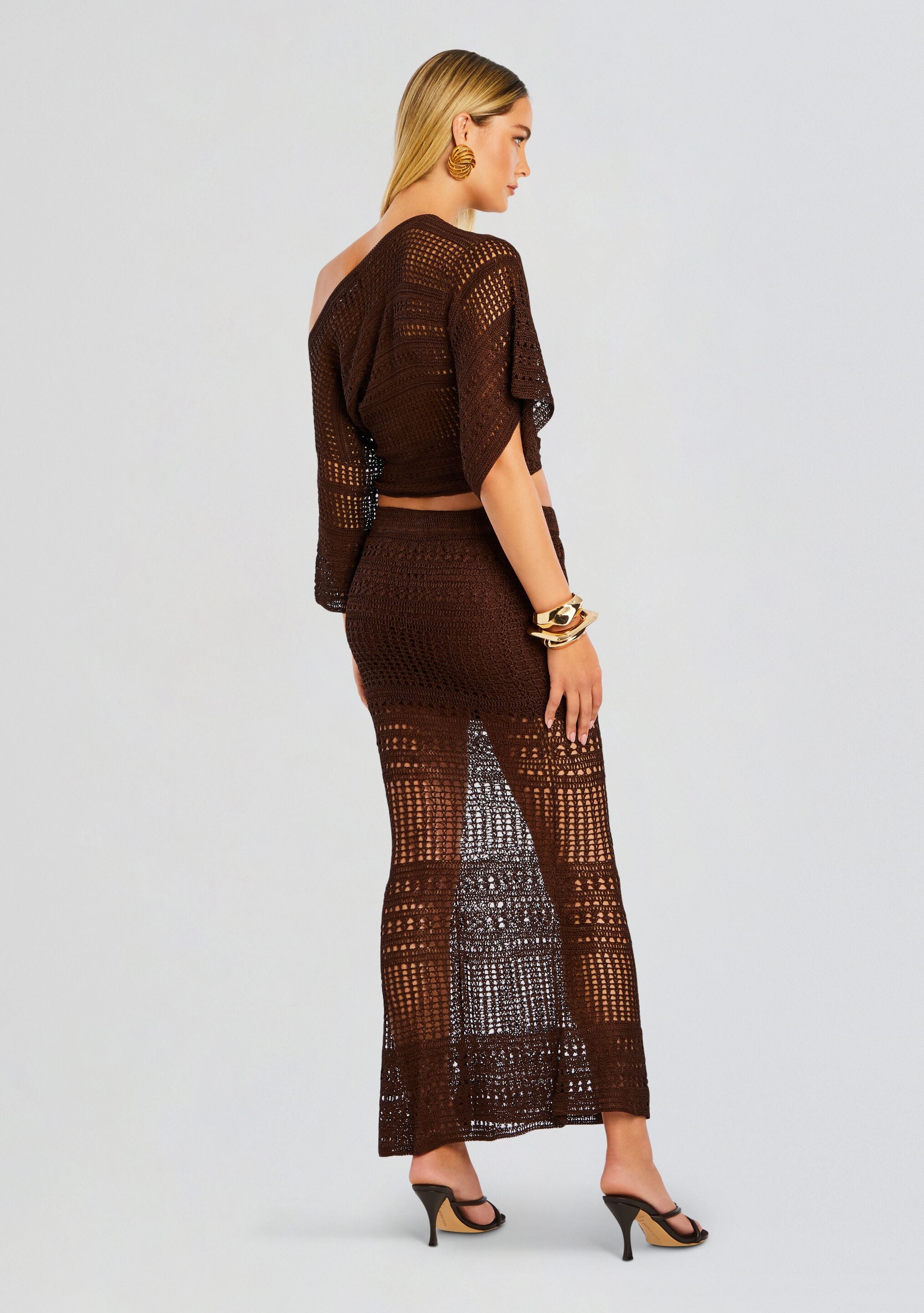 Topanga Crochet Maxi Skirt-Cup Shy