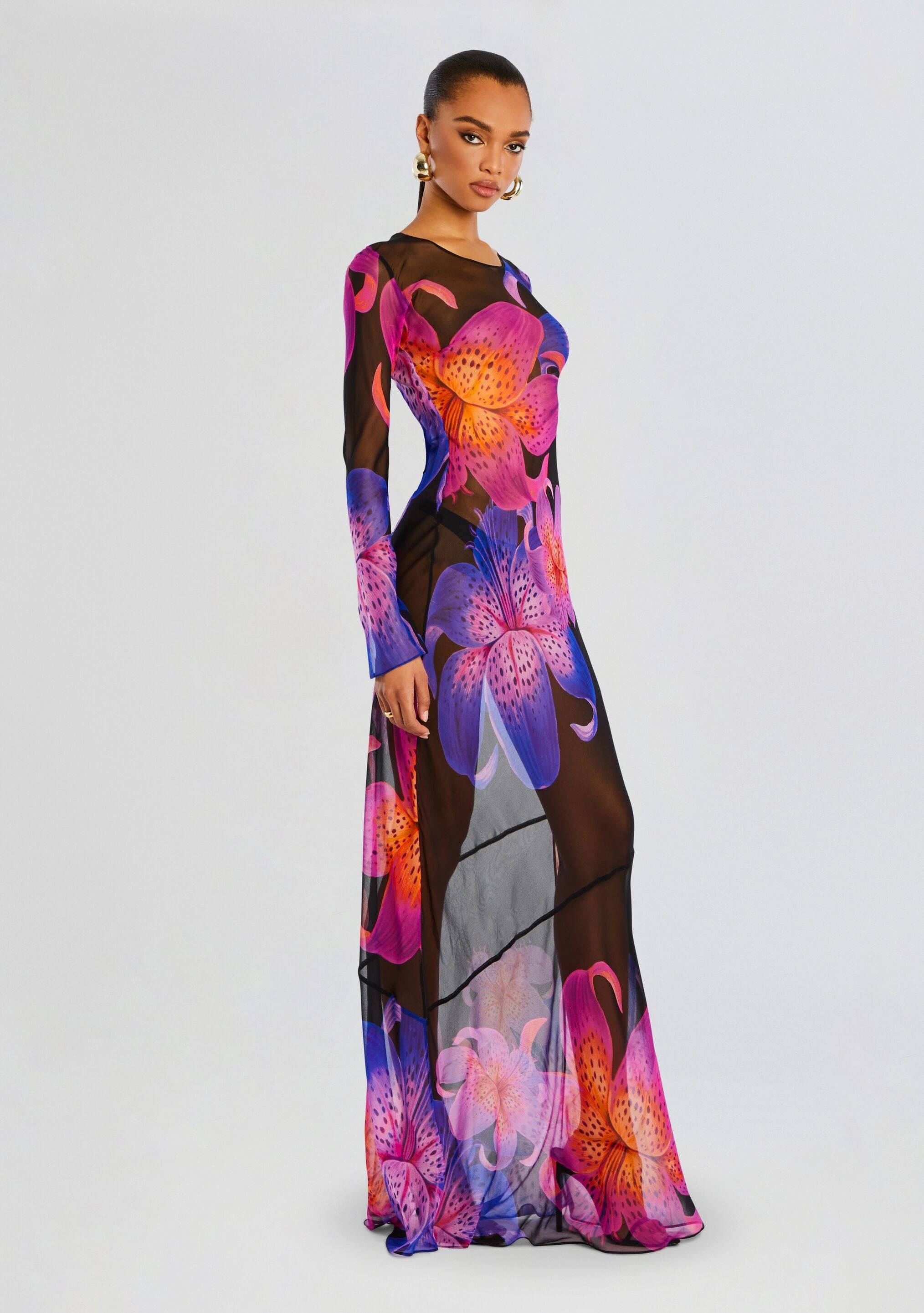 Vienna Silk Dress-Cup Shy