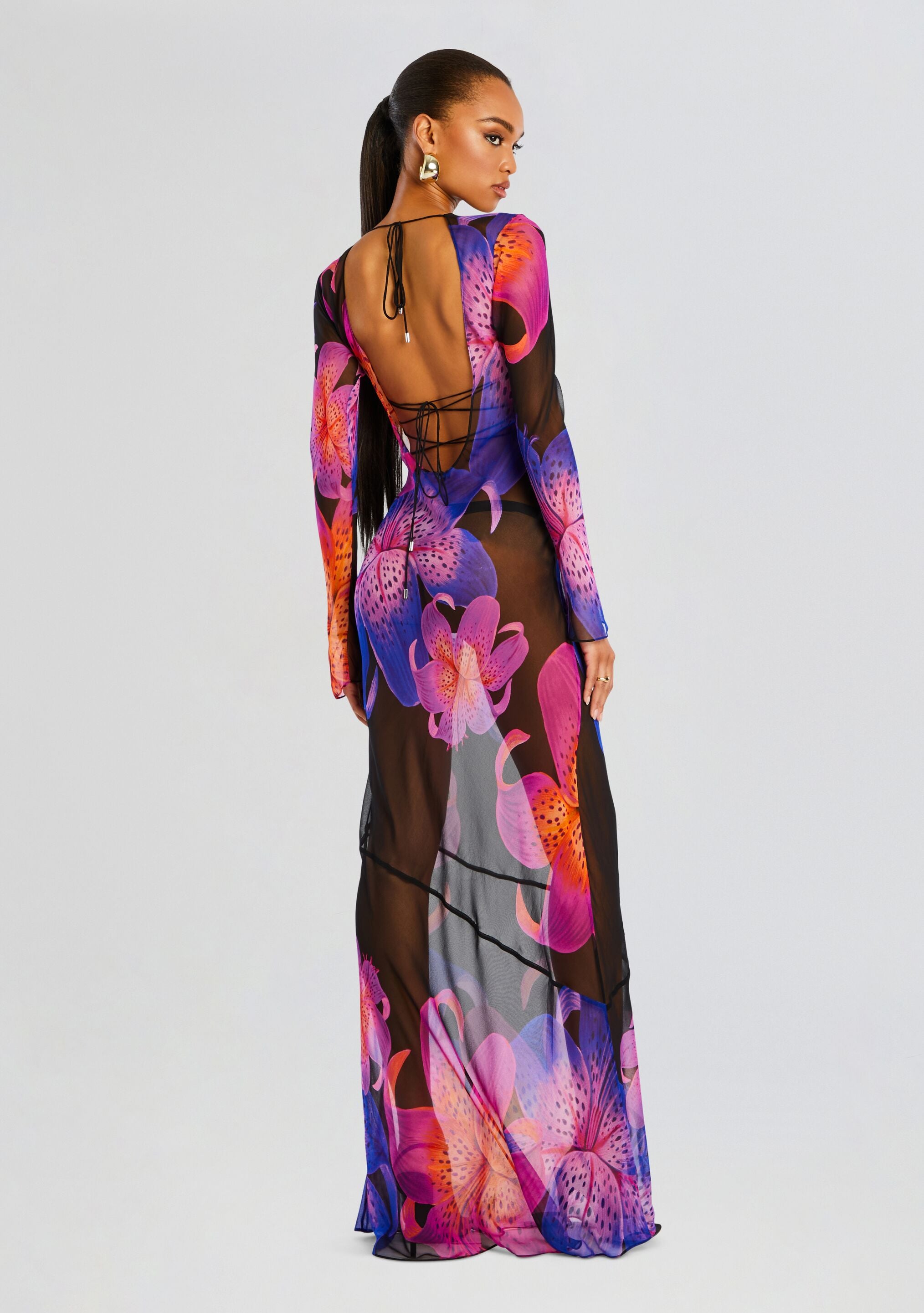Vienna Silk Dress-Cup Shy