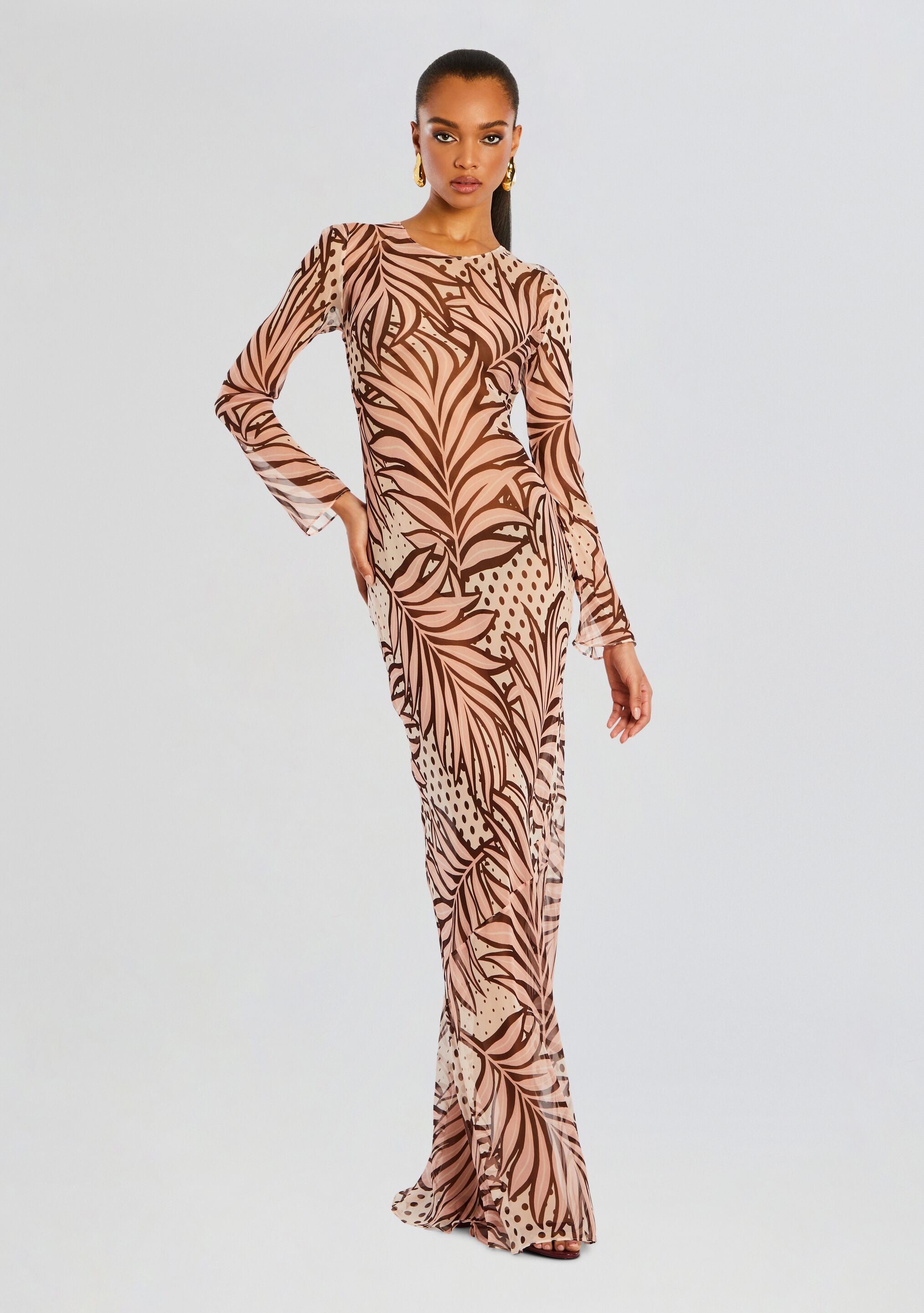 Vienna Silk Dress-Cup Shy