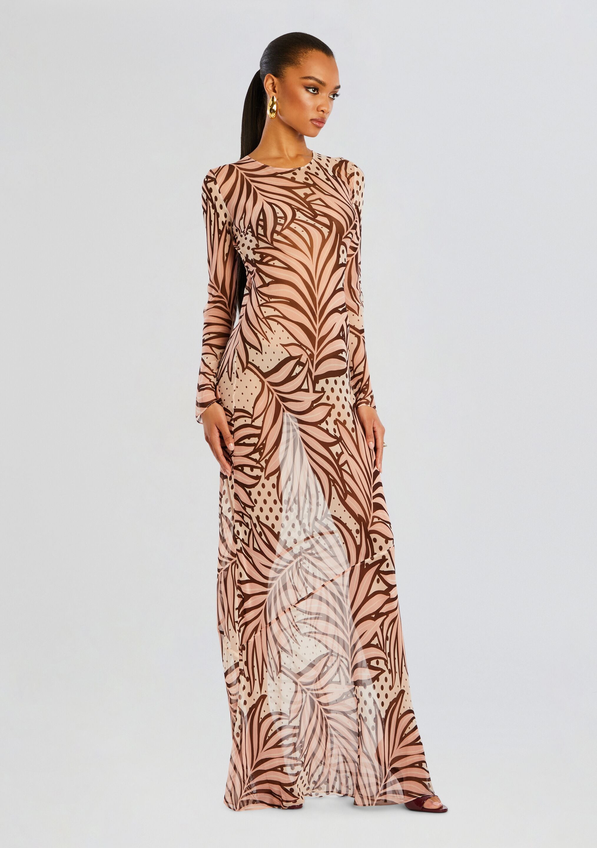 Vienna Silk Dress-Cup Shy
