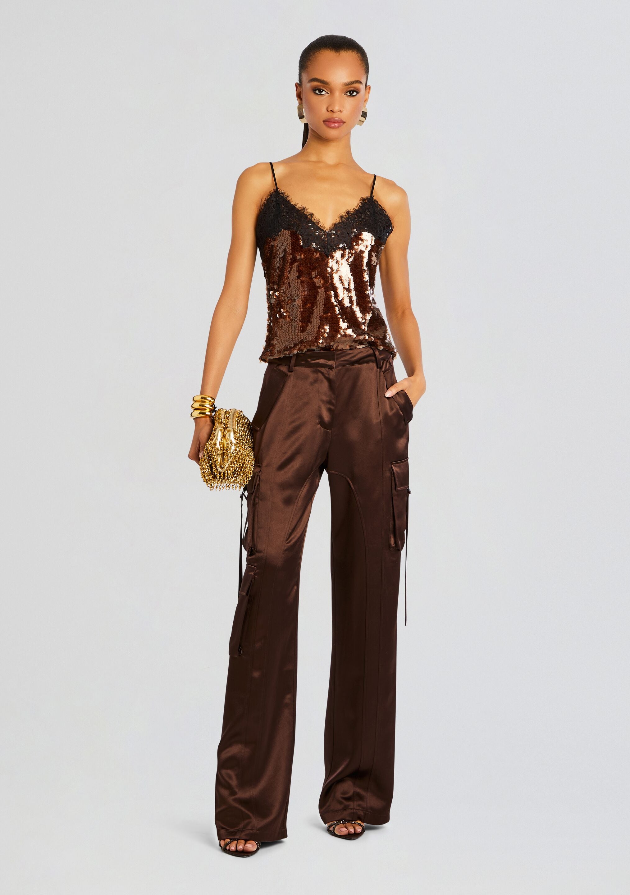 Danna Sequin Top-Cup Shy