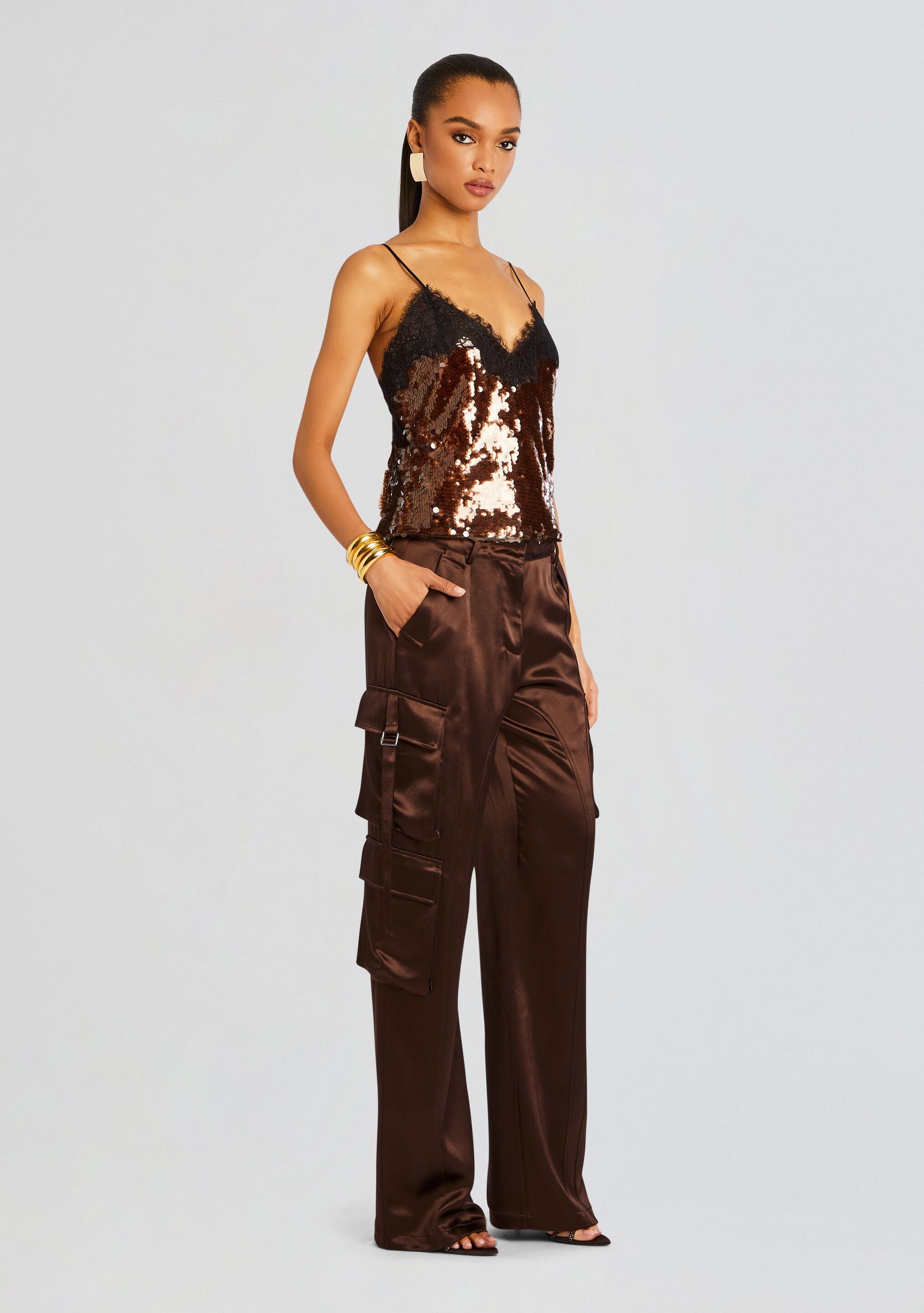 Danna Sequin Top-Cup Shy