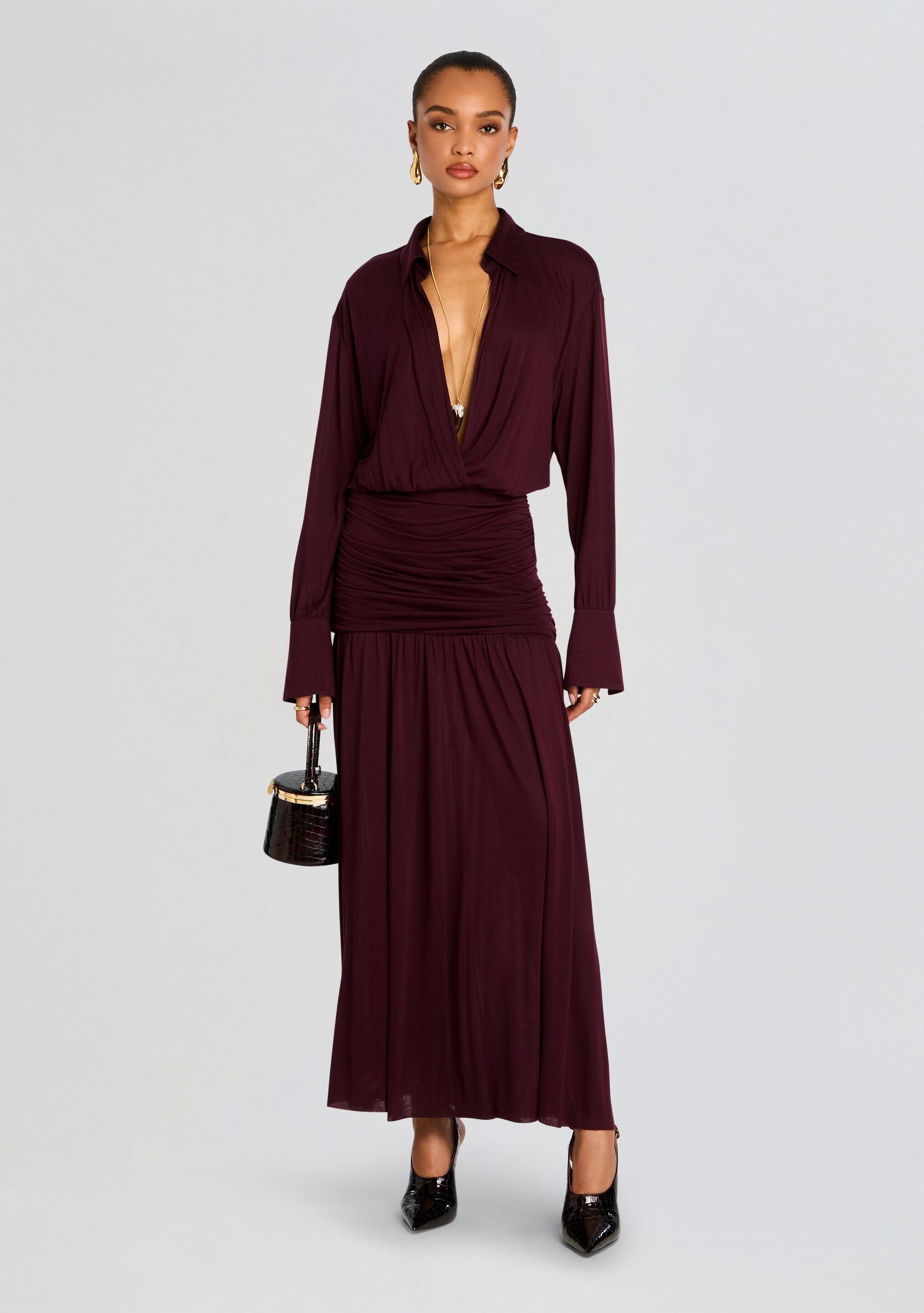 Farah Maxi Dress-Cup Shy