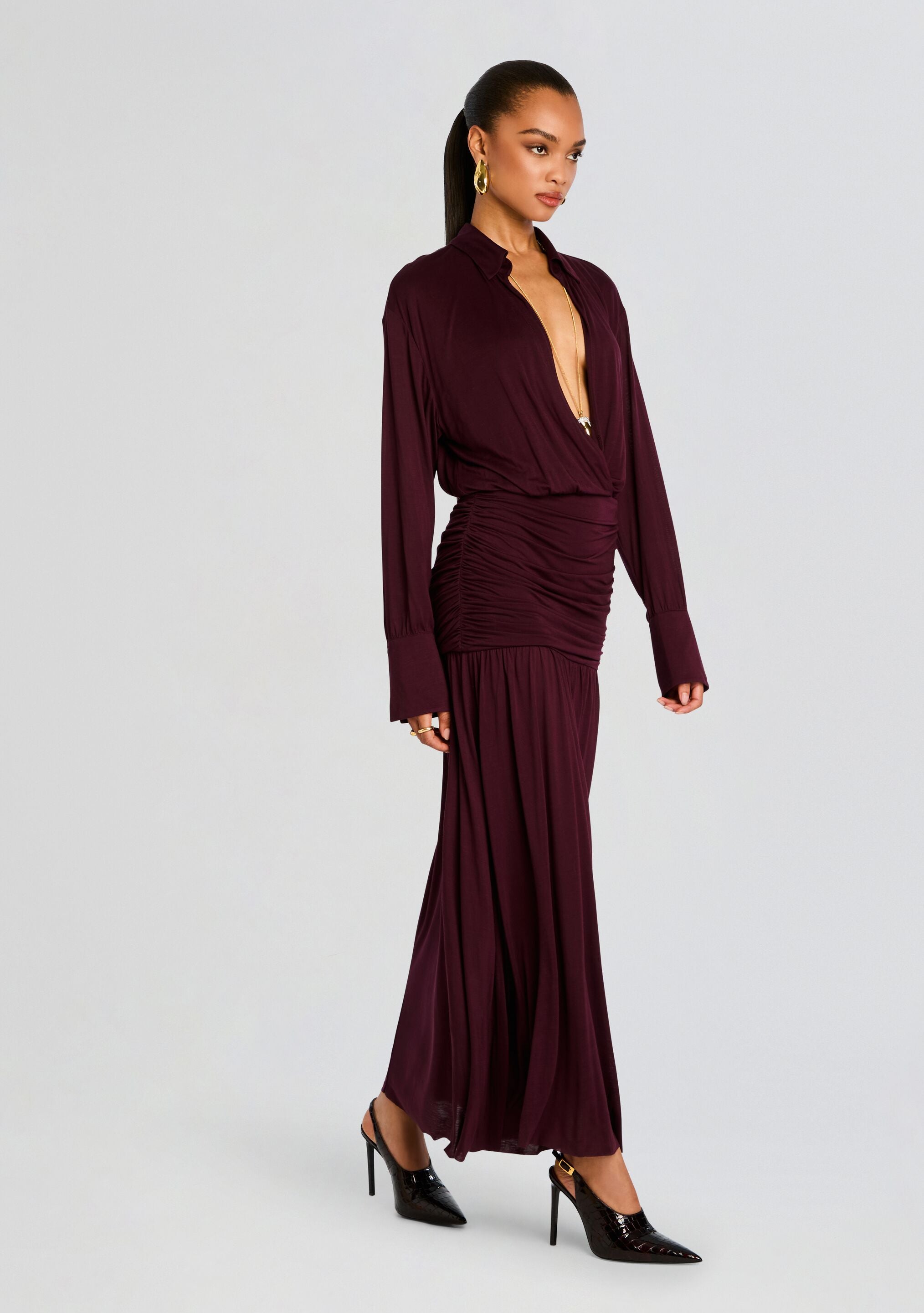 Farah Maxi Dress-Cup Shy