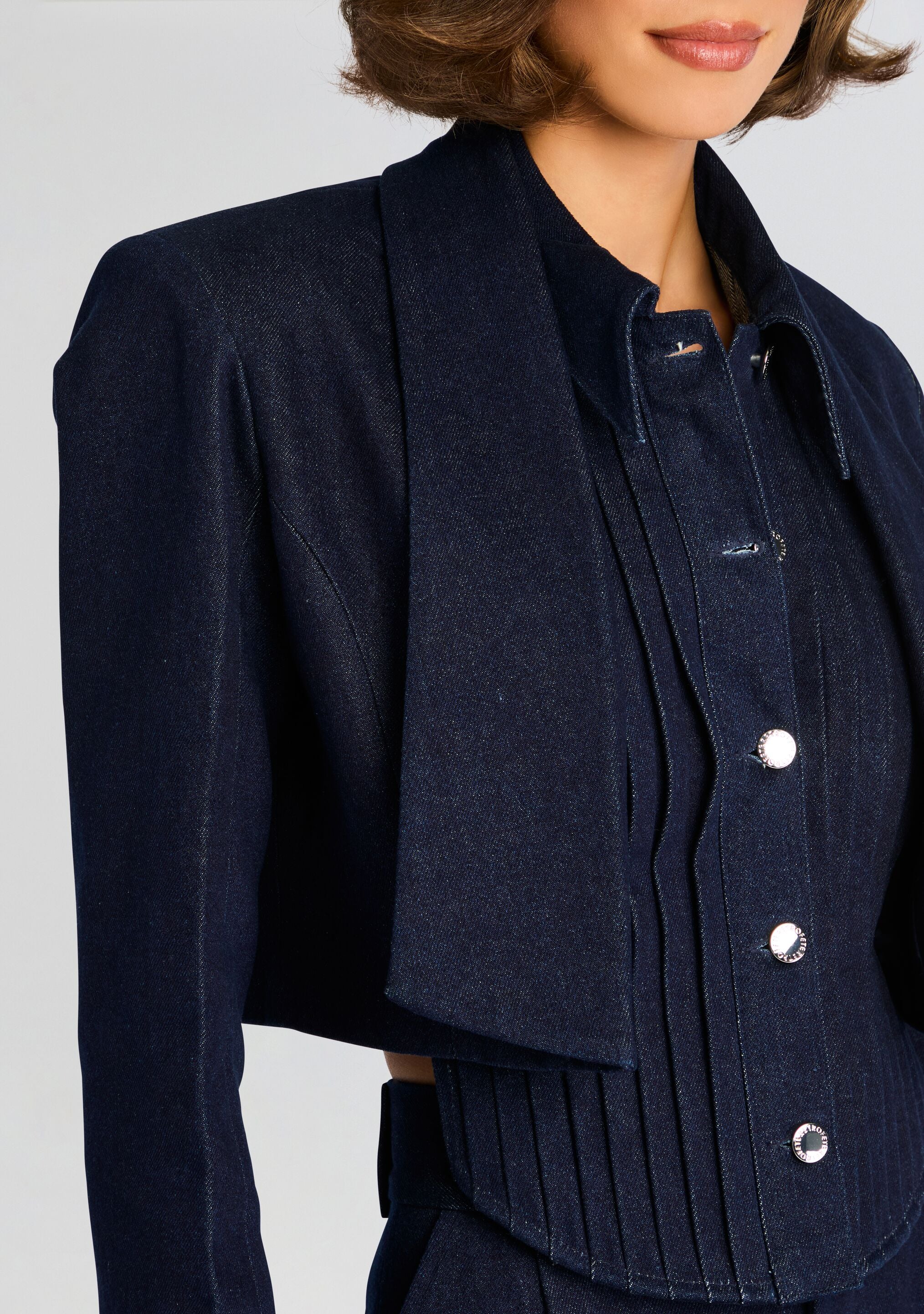 Clara Denim Blazer-Cup Shy