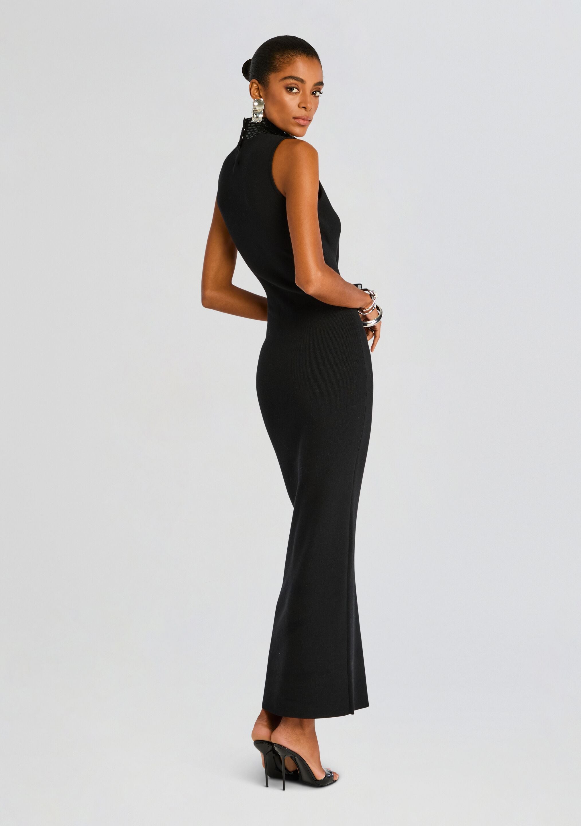 Envy Embellished Knit Dress-Cup Shy