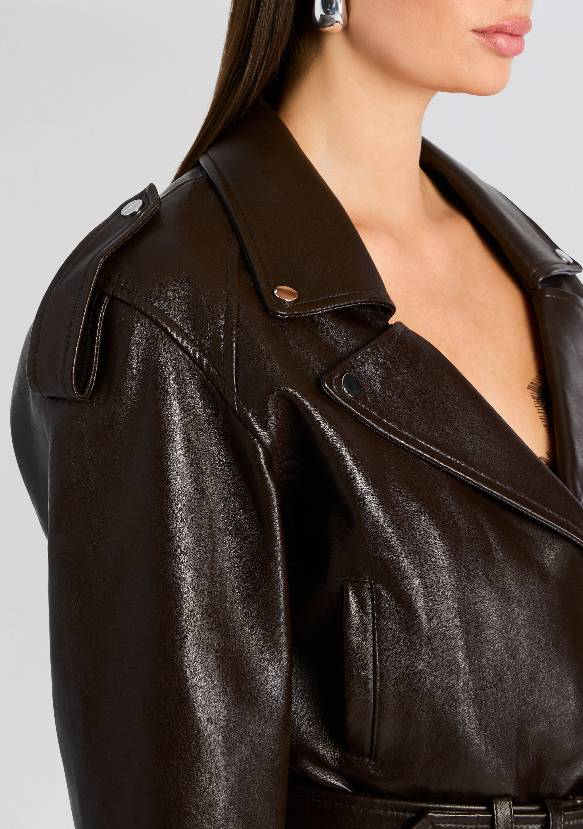 Einsley Leather Jacket-Cup Shy