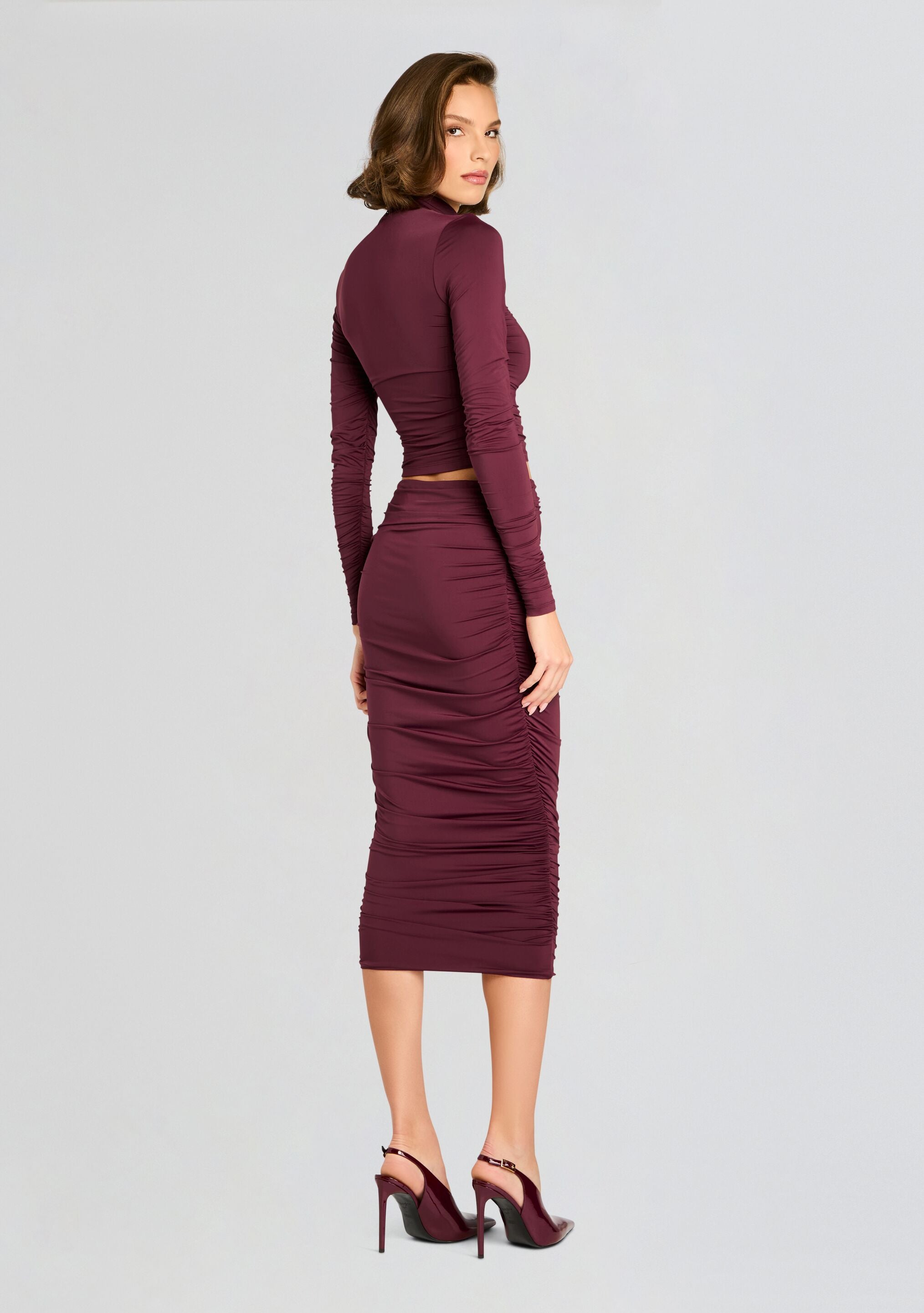 Dulcie Ruched Top-Cup Shy