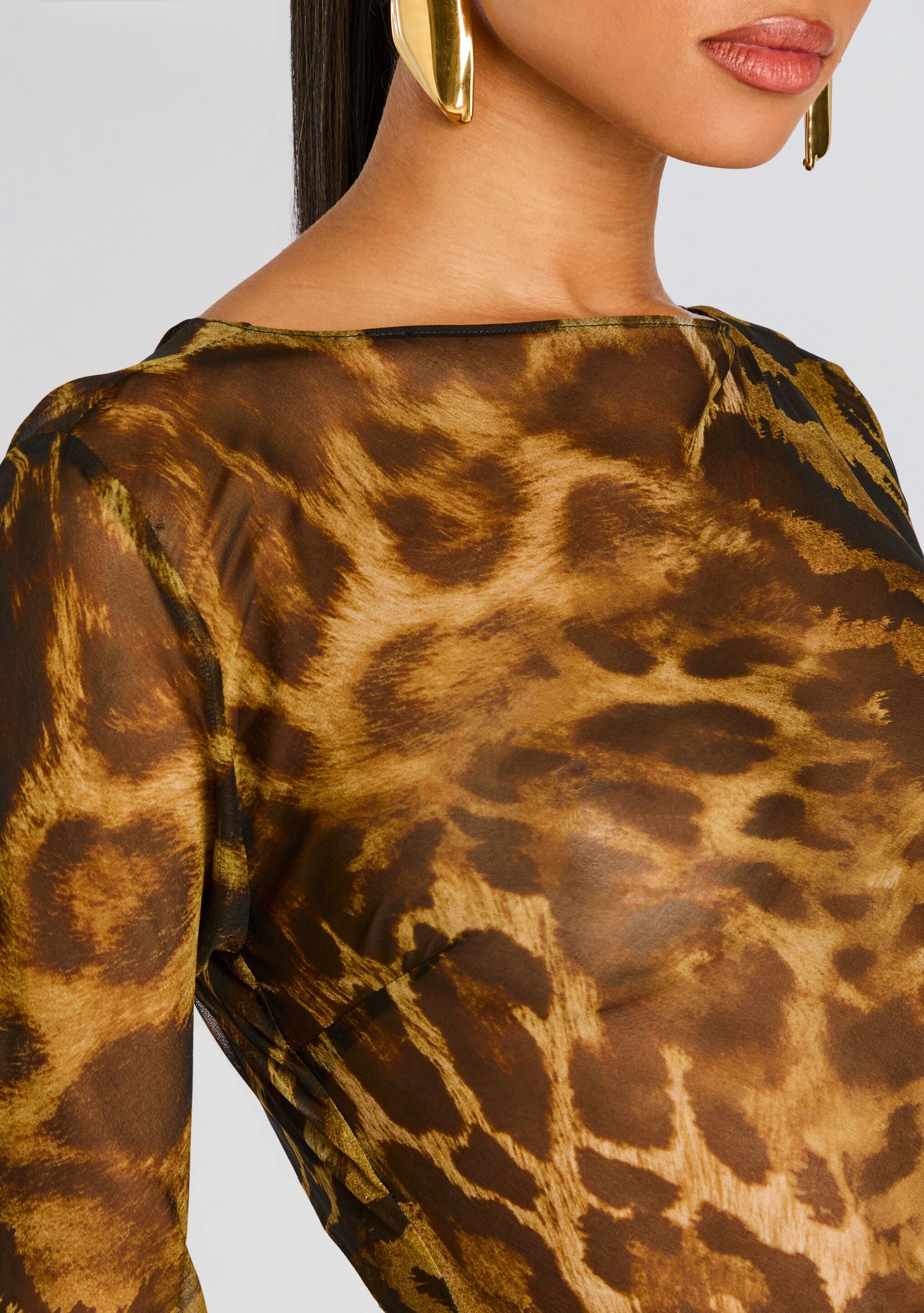 Vienna Silk Dress-Cup Shy