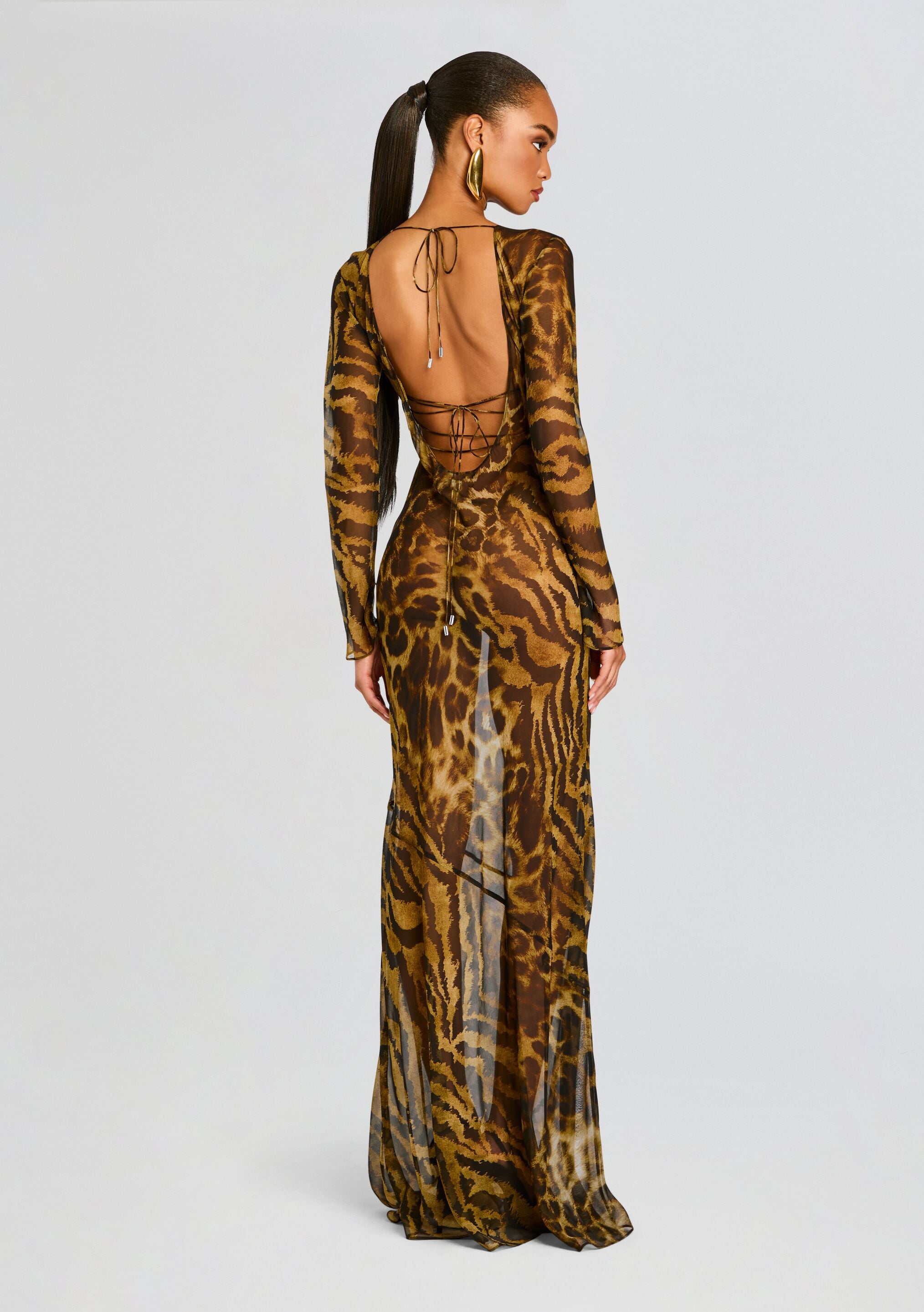 Vienna Silk Dress-Cup Shy