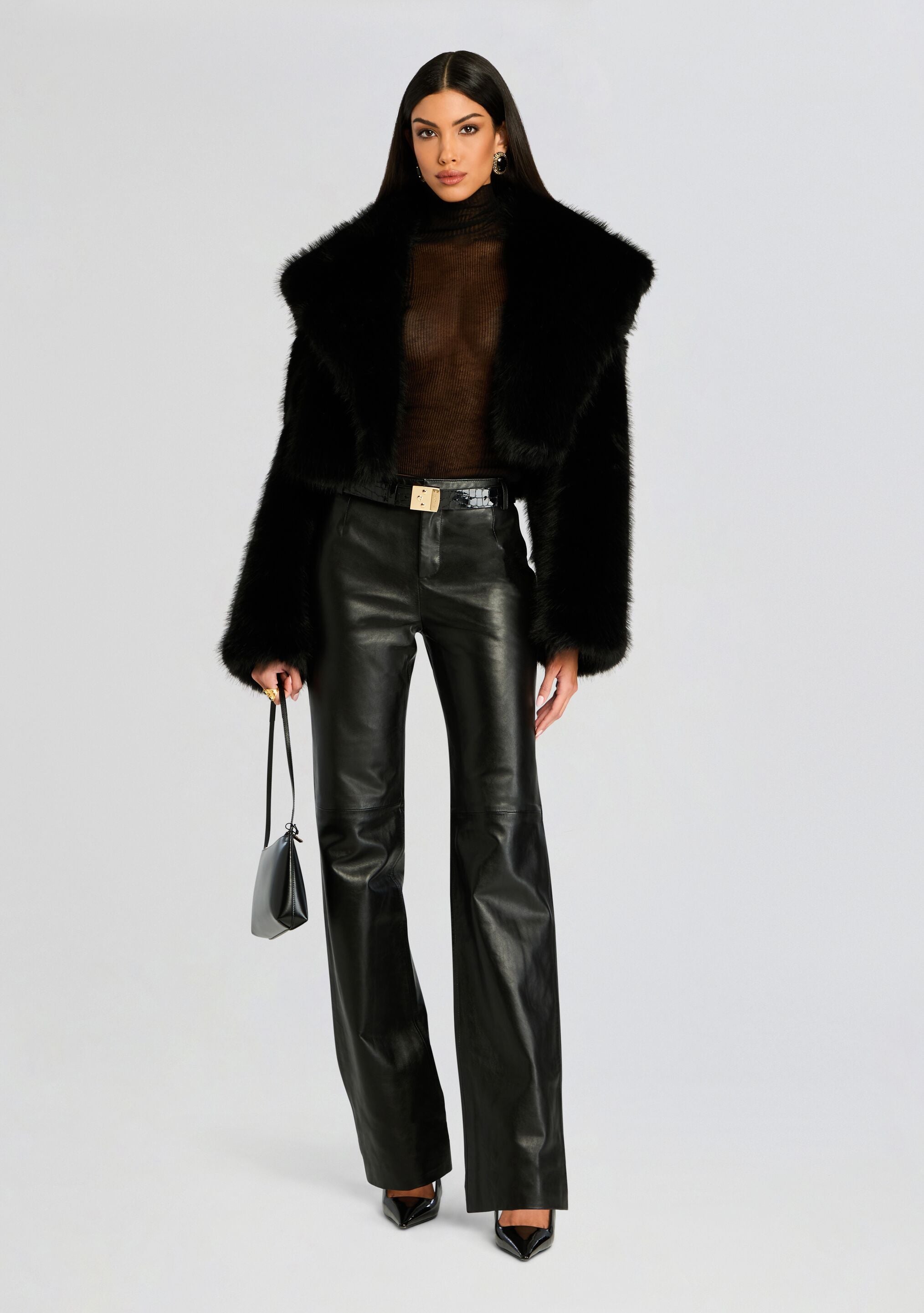 Adelina Leather Pant-Cup Shy
