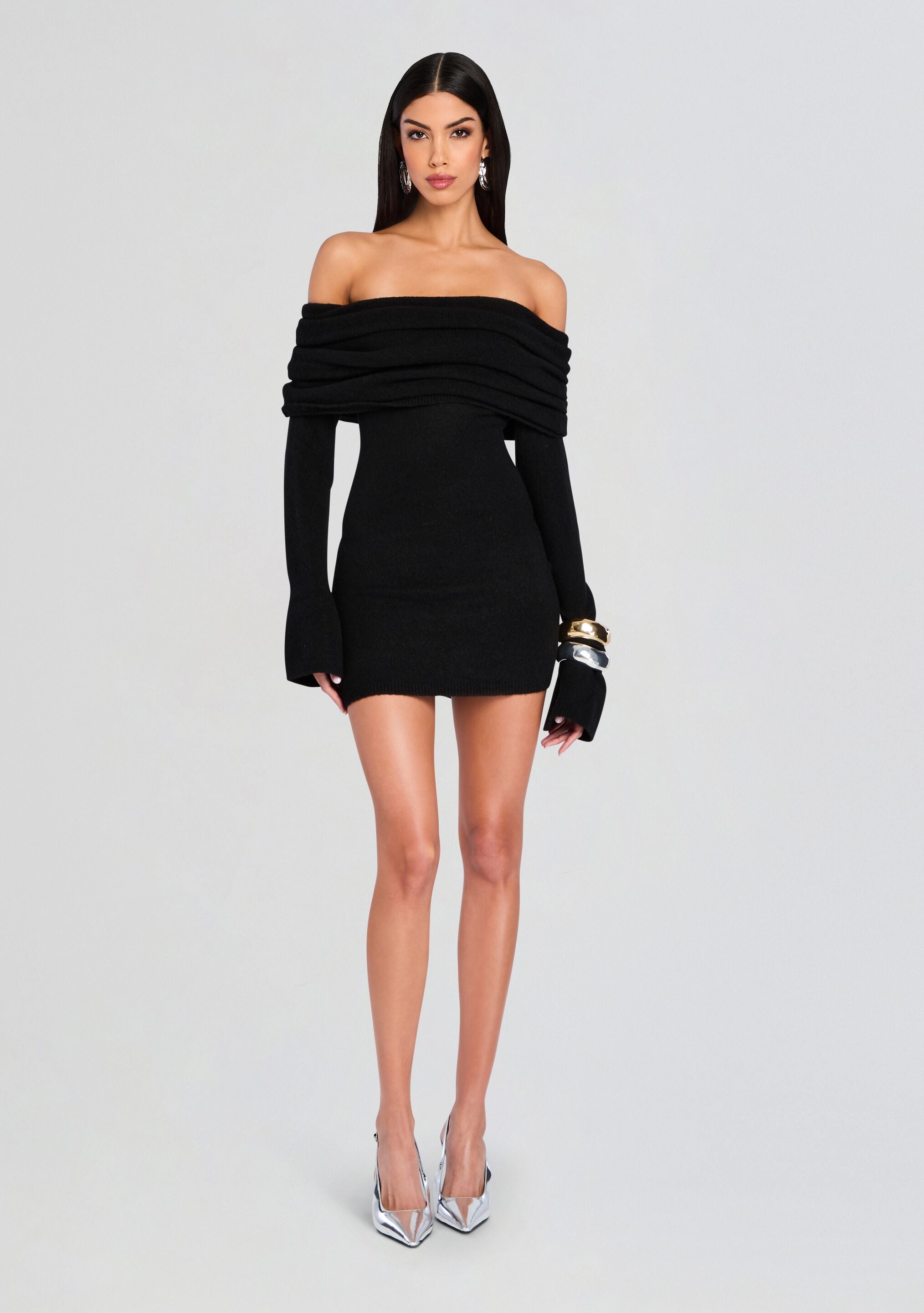 Selene Mini Dress-Cup Shy