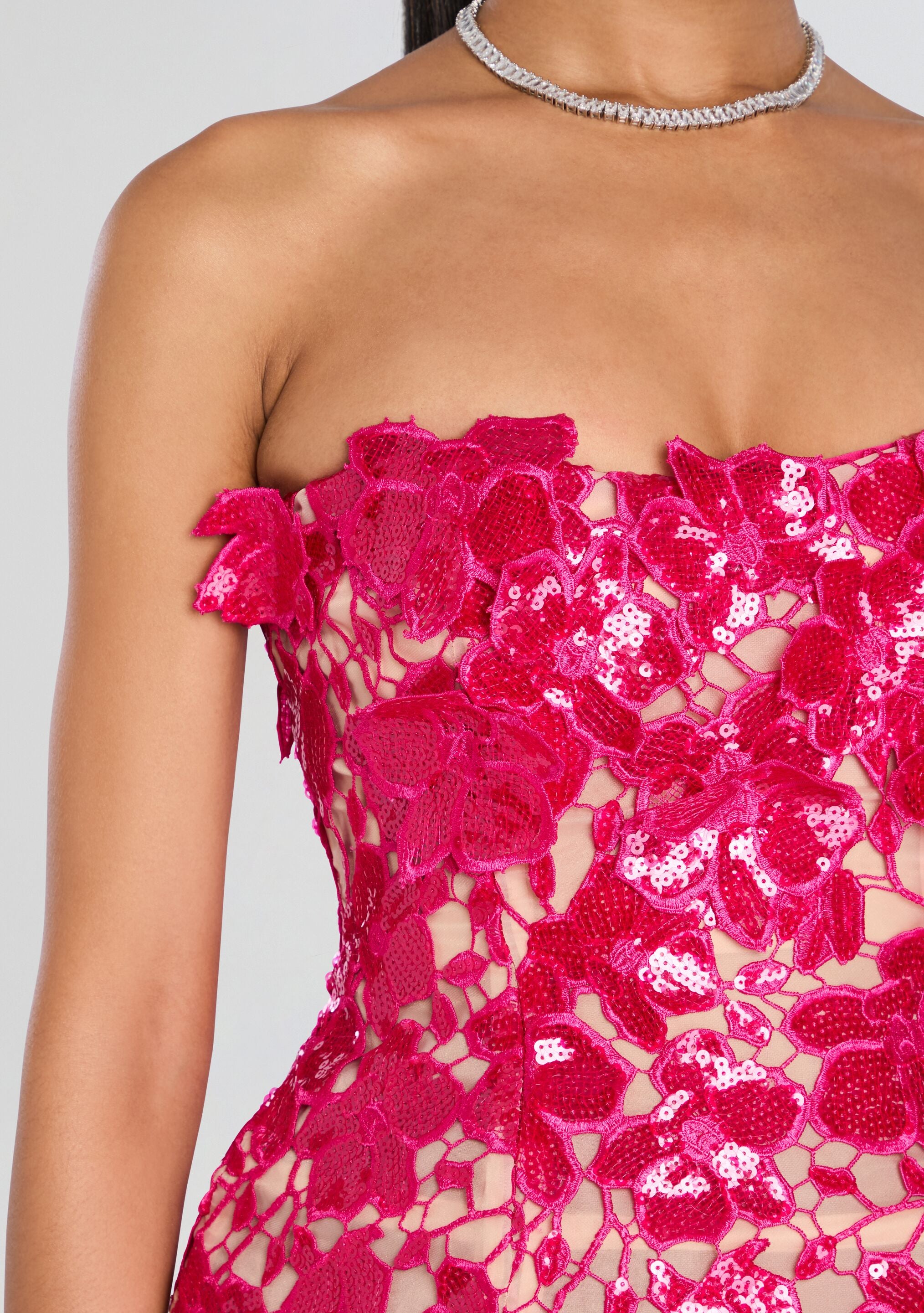 Alira Lace Dress-Cup Shy