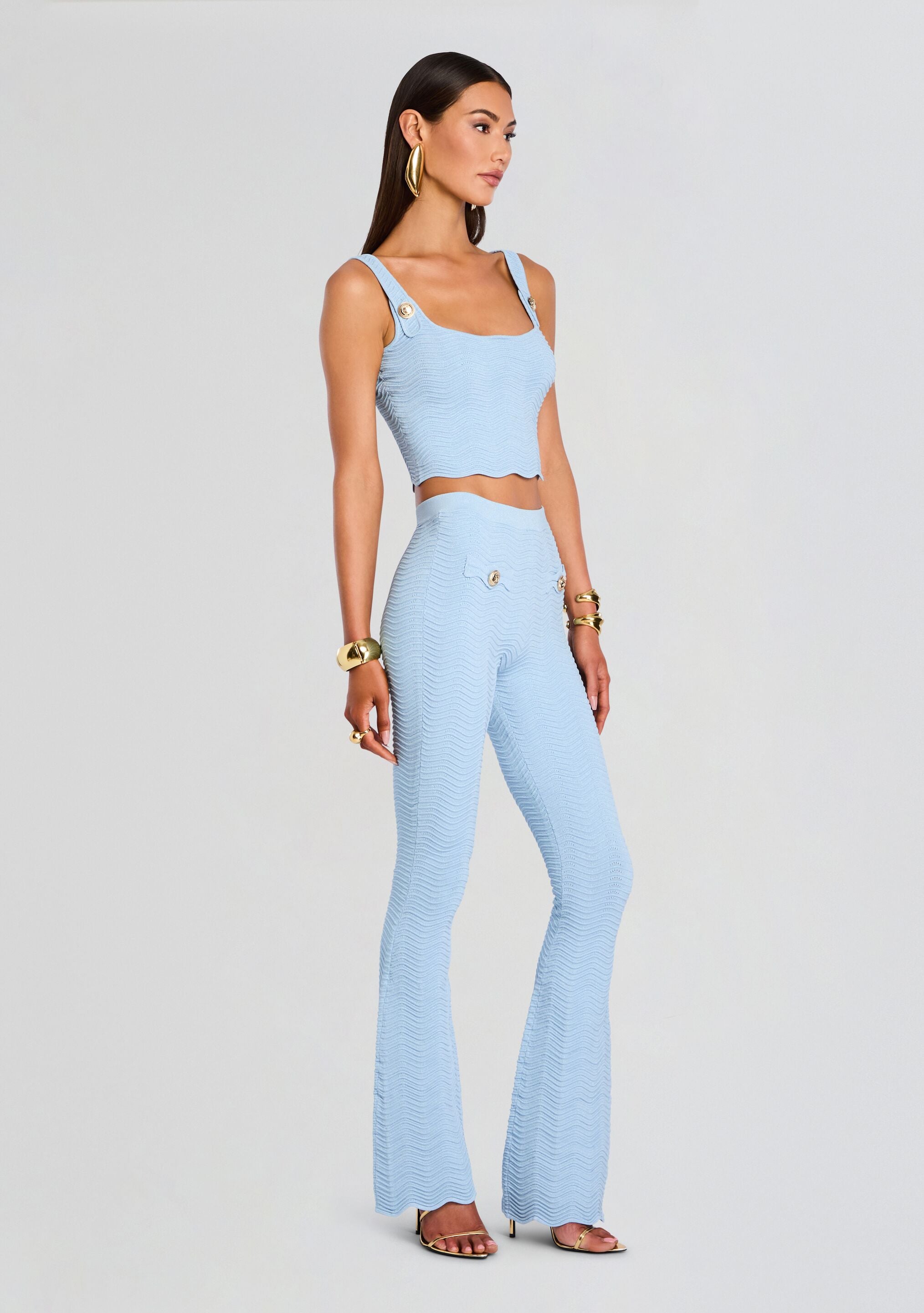 Aloe Rib Knit Top-Cup Shy