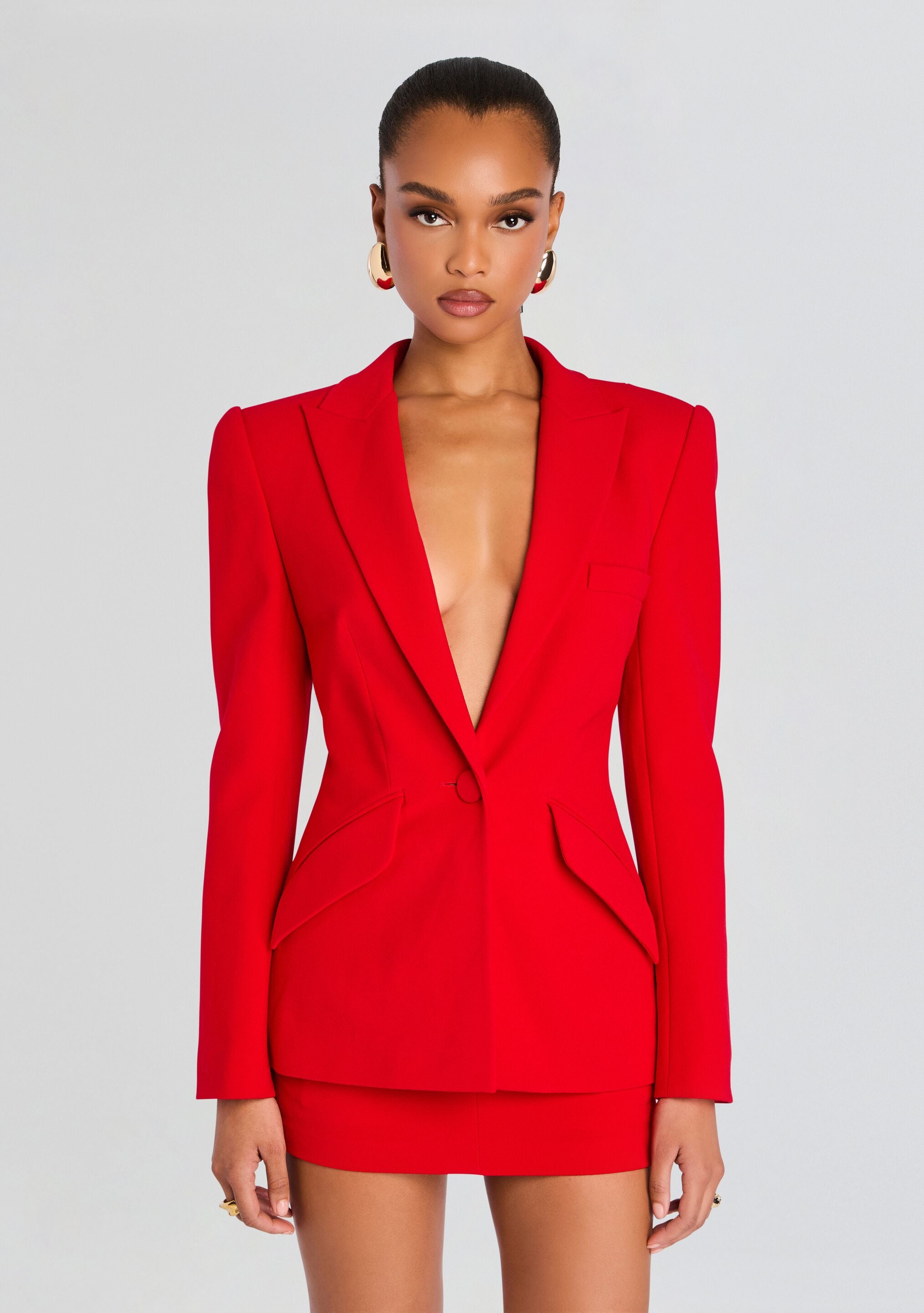 Sloan Structured Blazer-Cup Shy