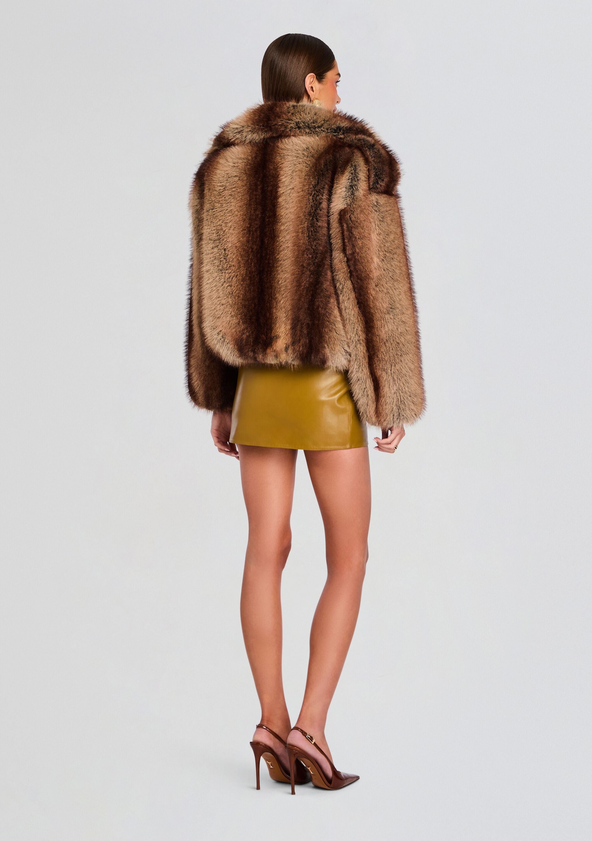 Segrid Faux Fur Bomber-Cup Shy