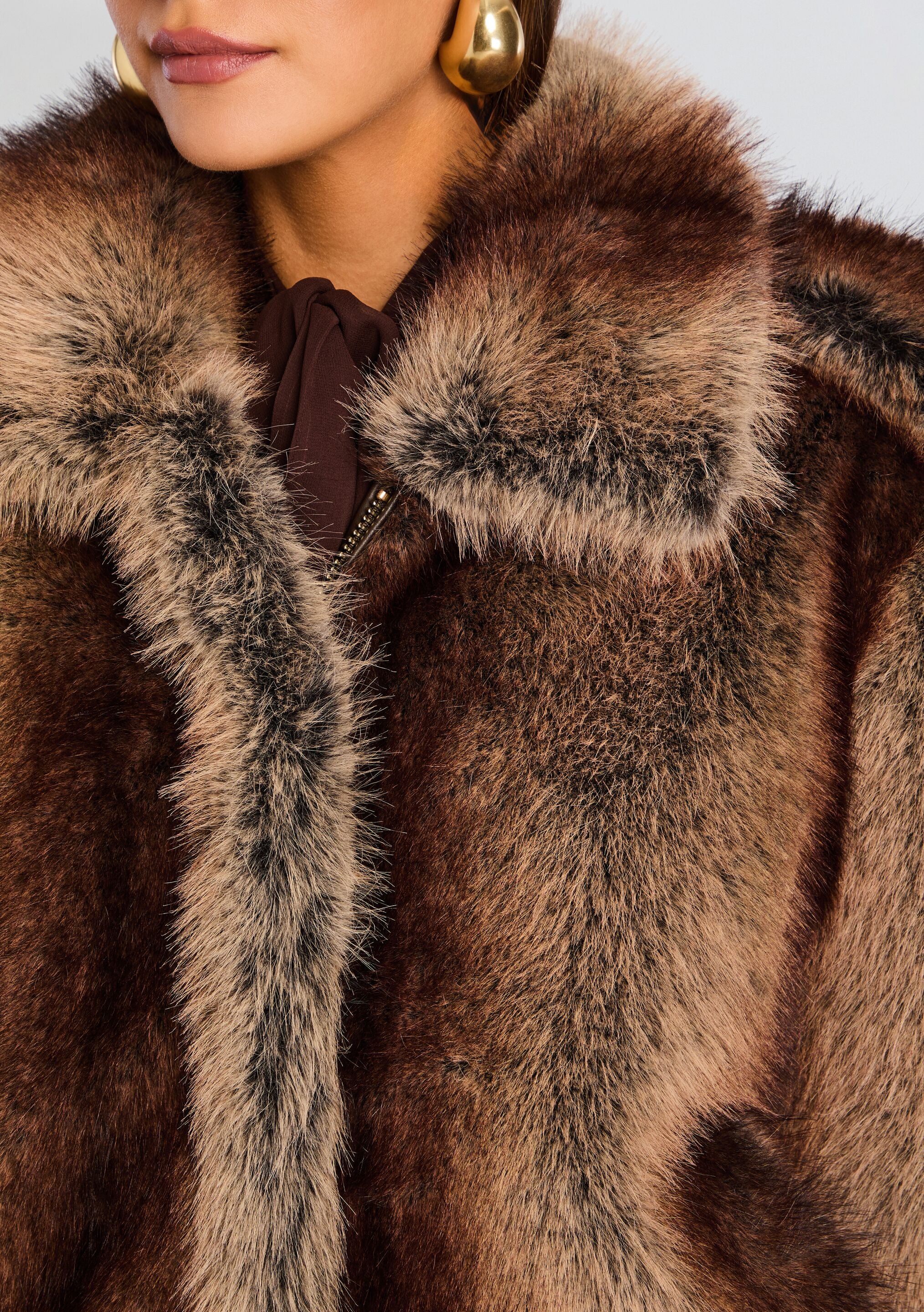 Segrid Faux Fur Bomber-Cup Shy