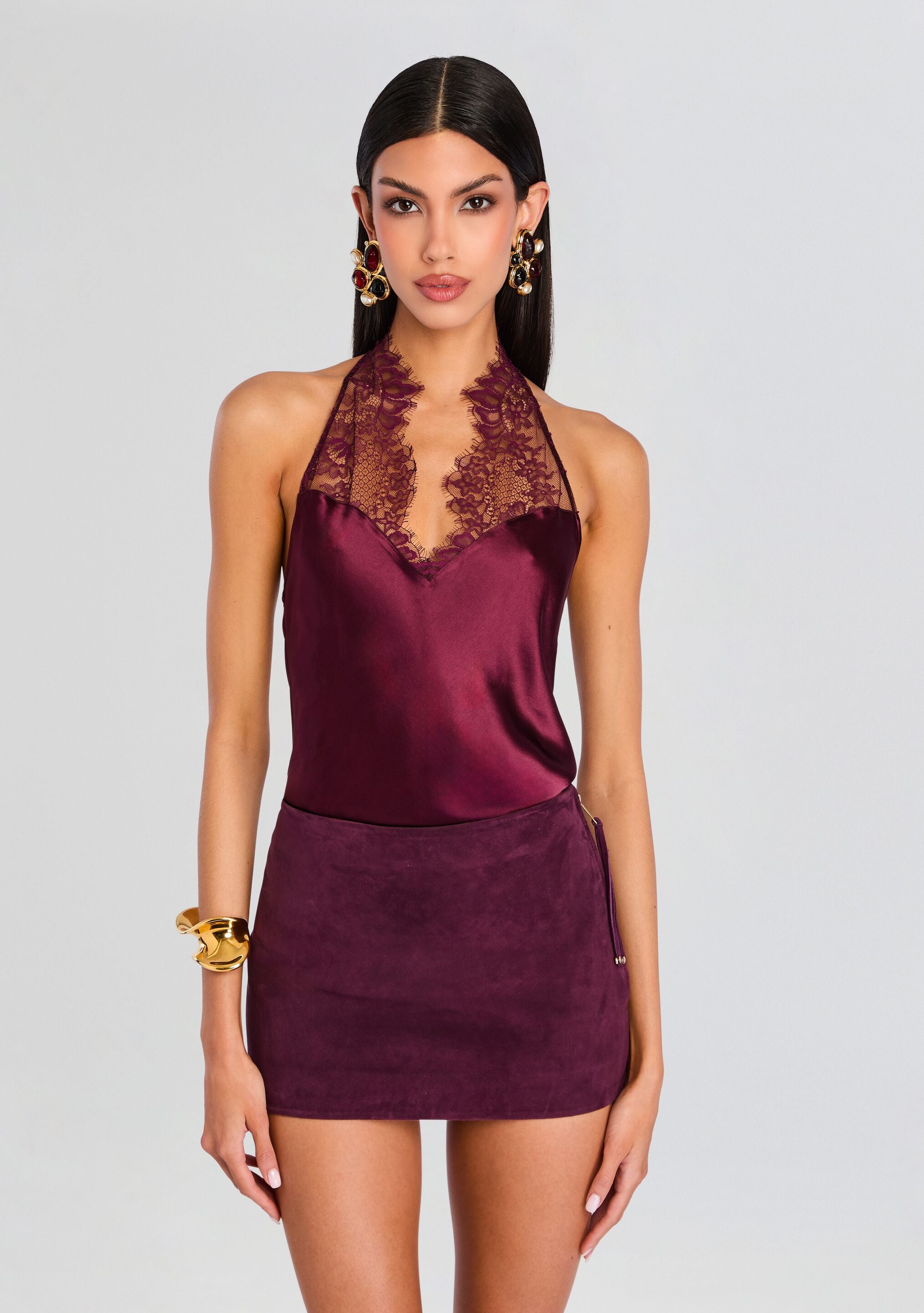 Sienna Lace Top-Cup Shy