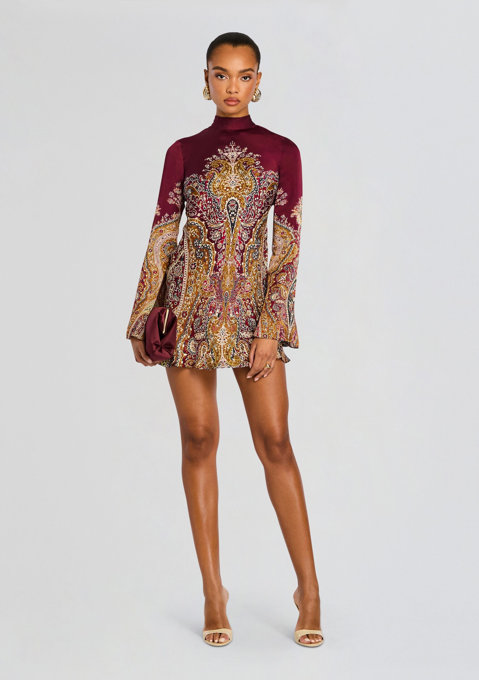 Shifa Mini Dress-Cup Shy