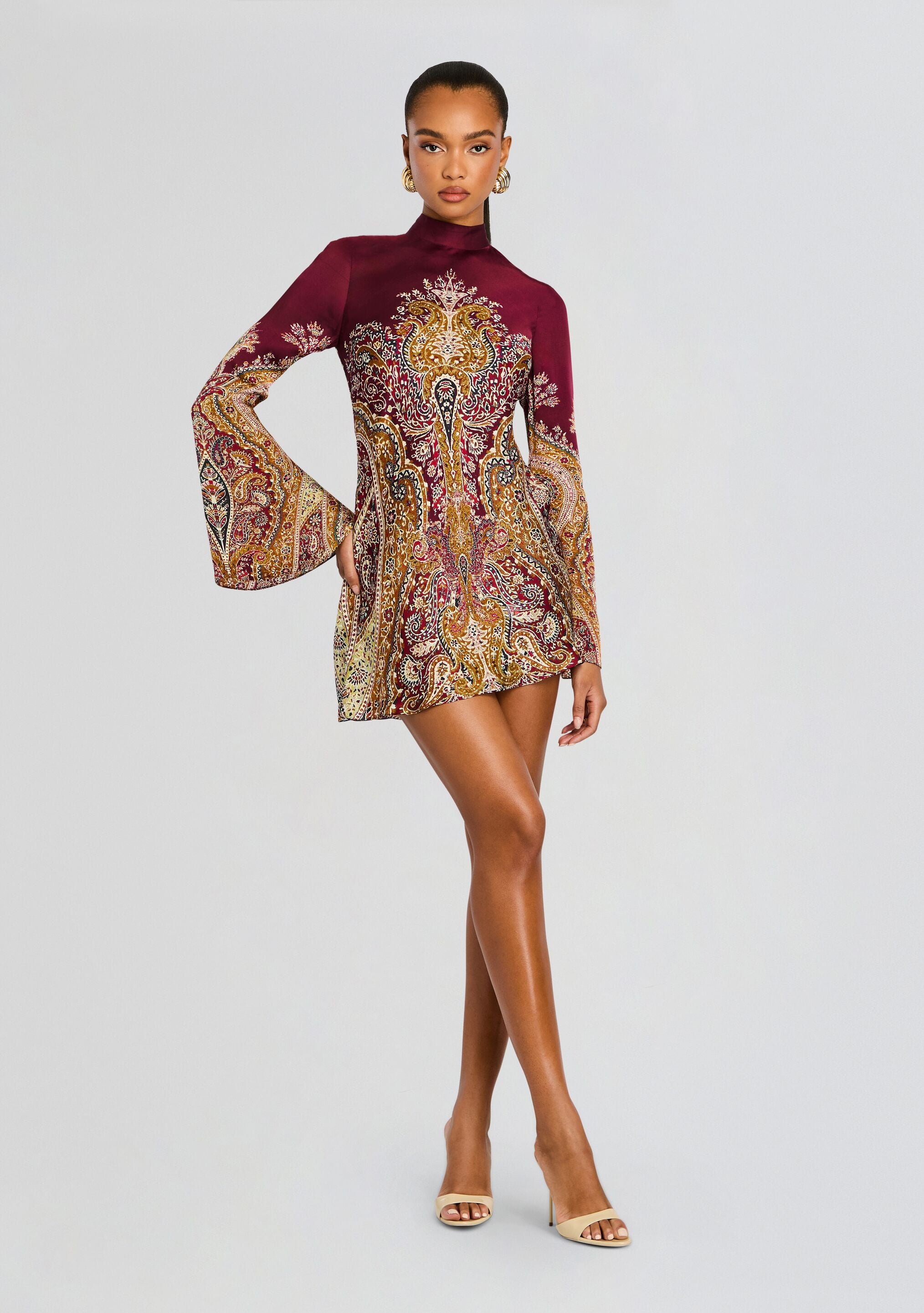 Shifa Mini Dress-Cup Shy