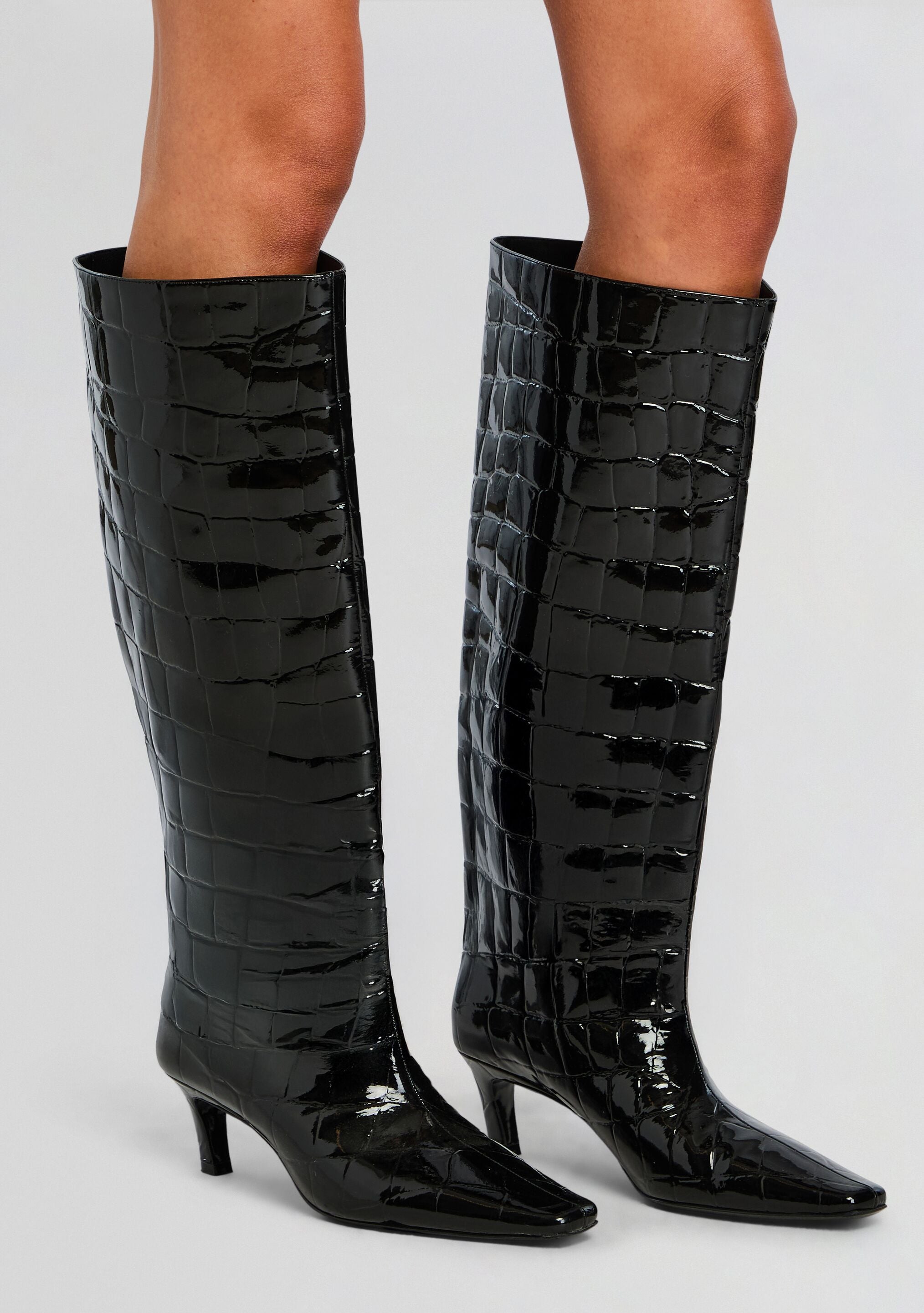 Taliah Leather Boot-Cup Shy