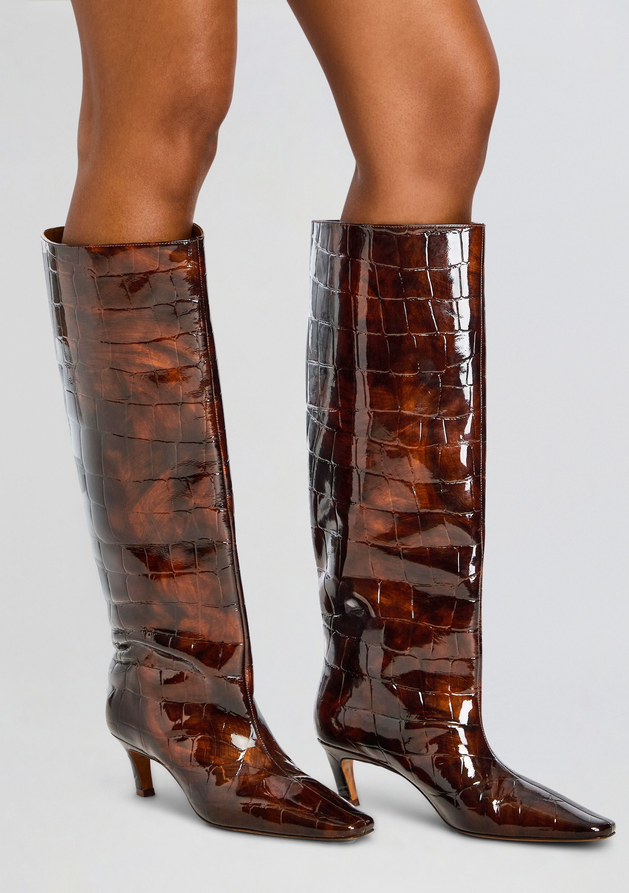 Taliah Leather Boot-Cup Shy