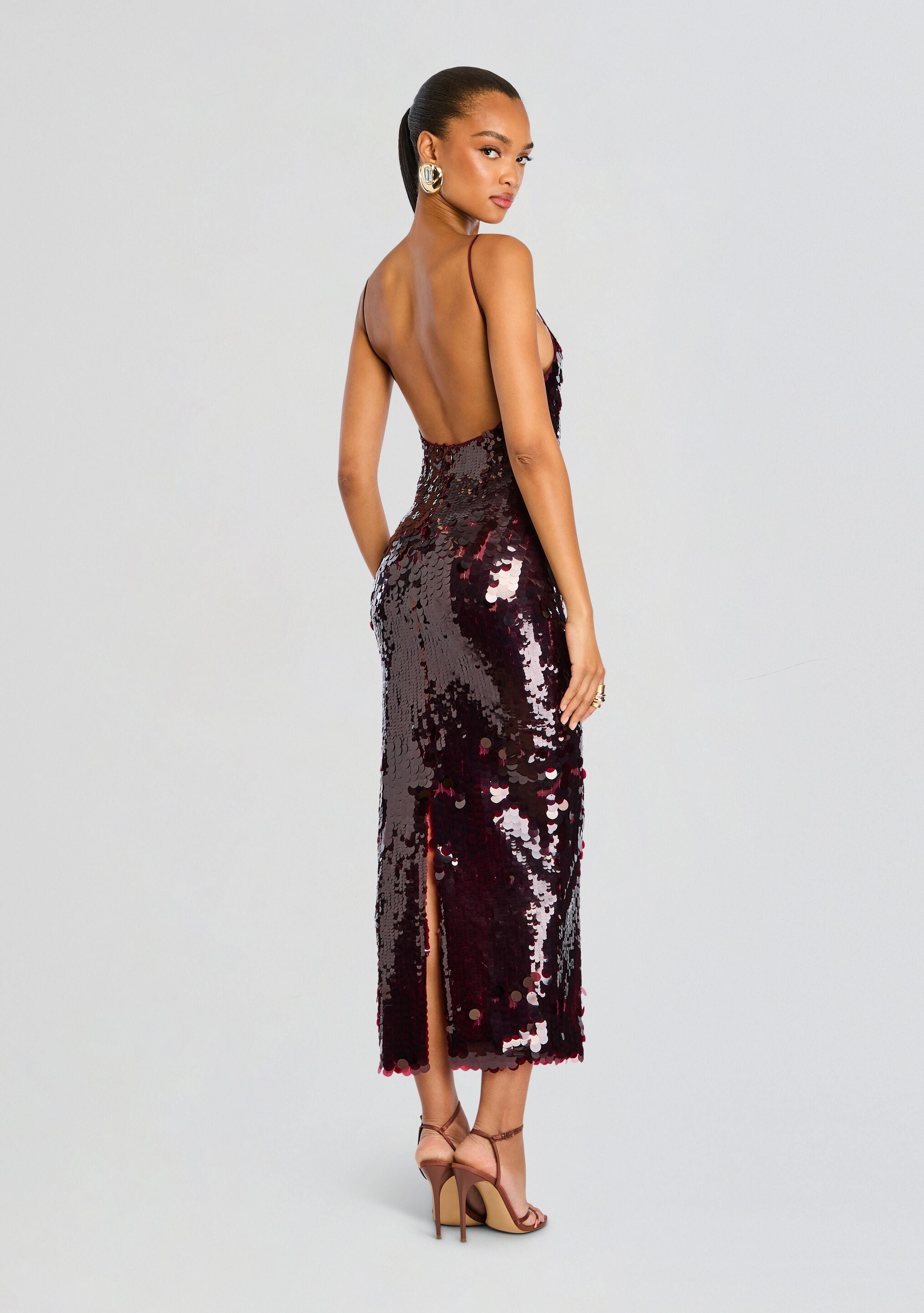 Alana Sequin Dress-Cup Shy