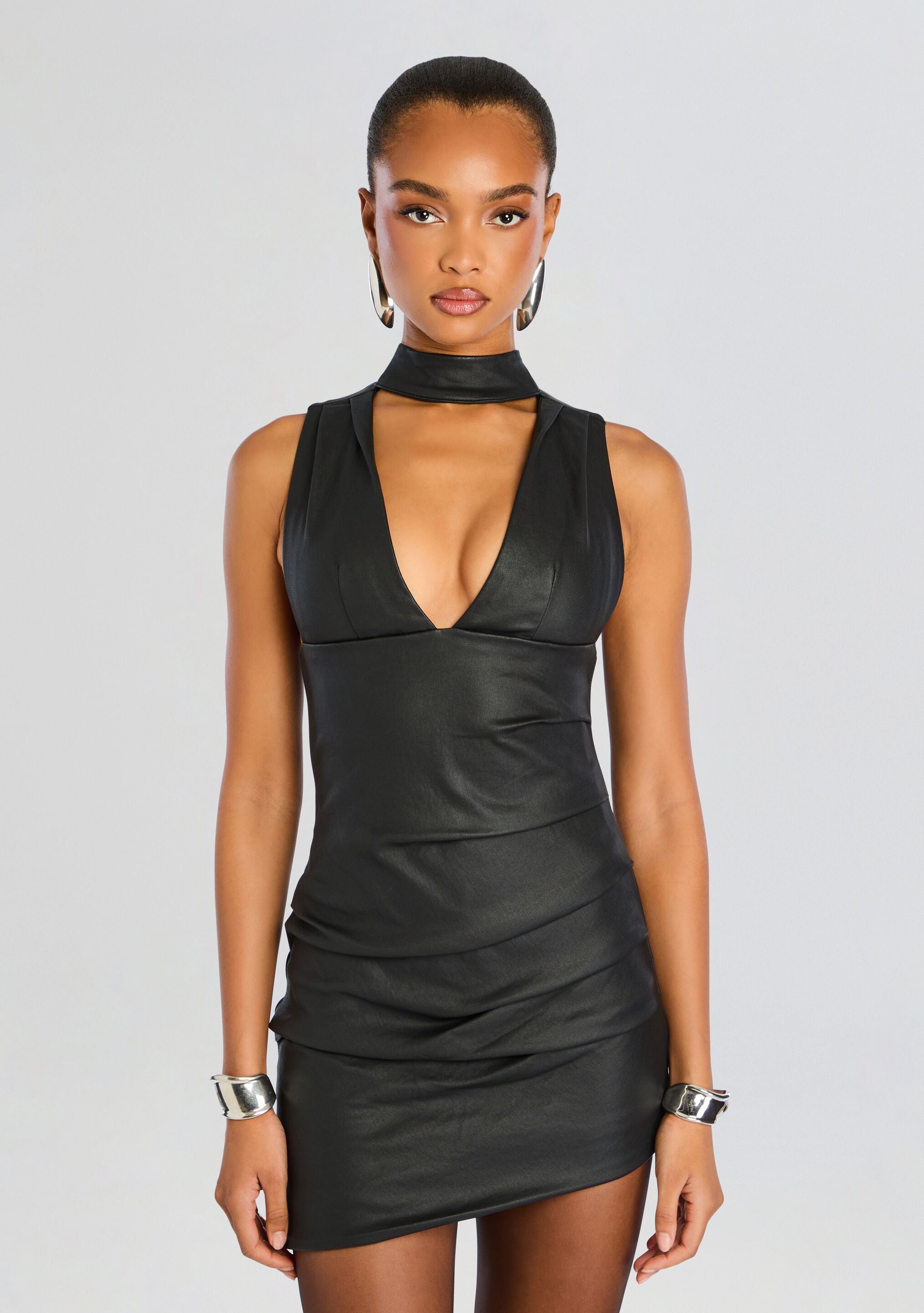 Sarina Dress-Cup Shy