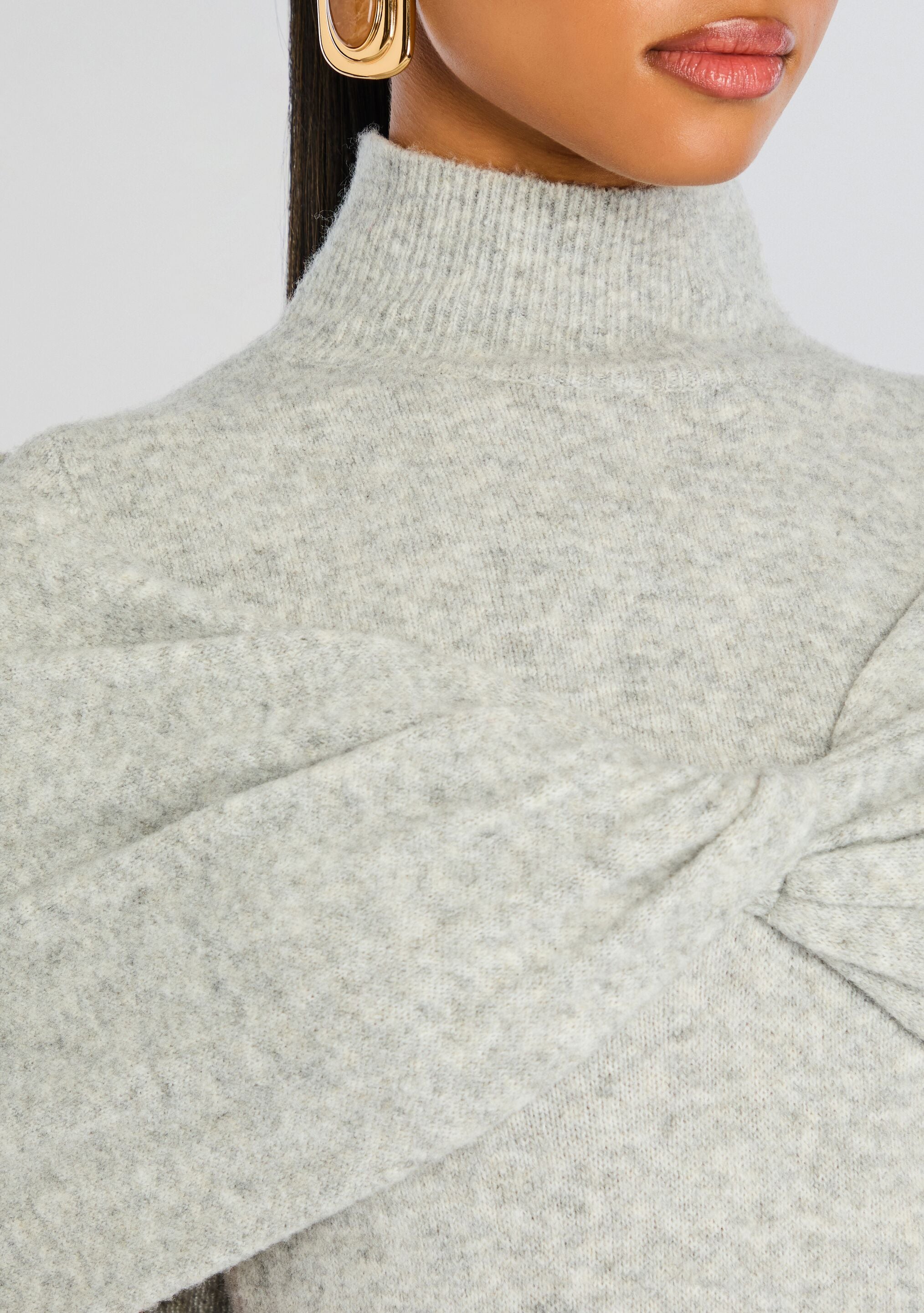 Wisteria Knit Midi Dress-Cup Shy