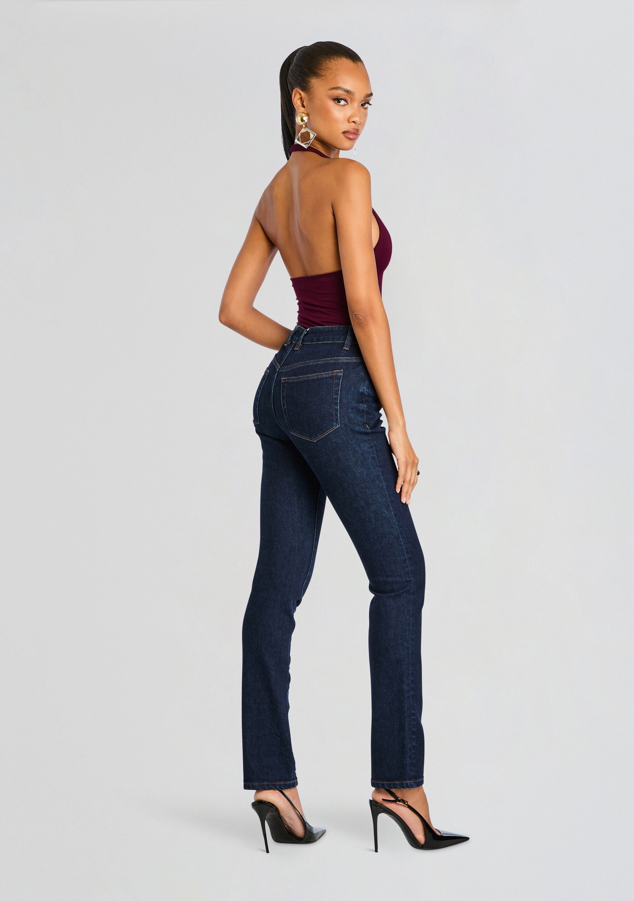 Betsy High Rise Skinny Jean-Cup Shy