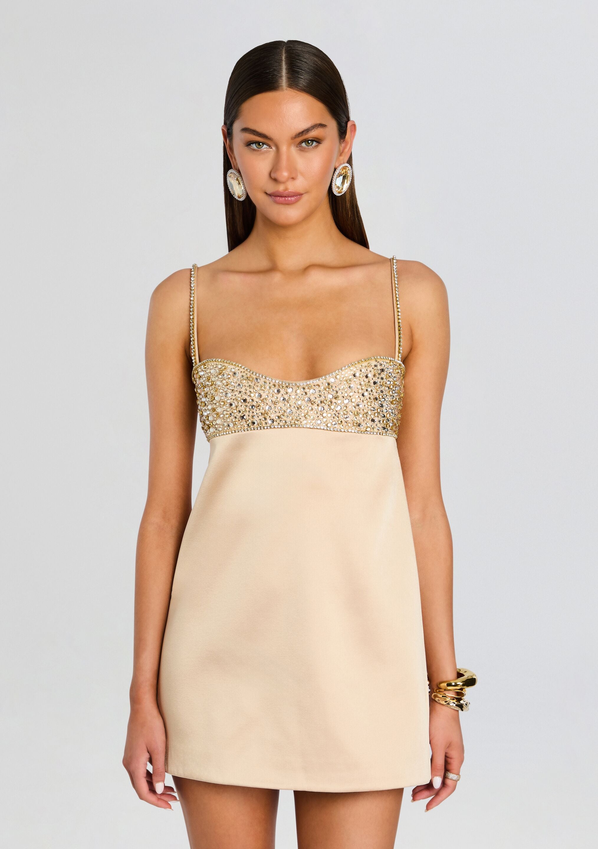 Shyla Embellished Dress-Cup Shy