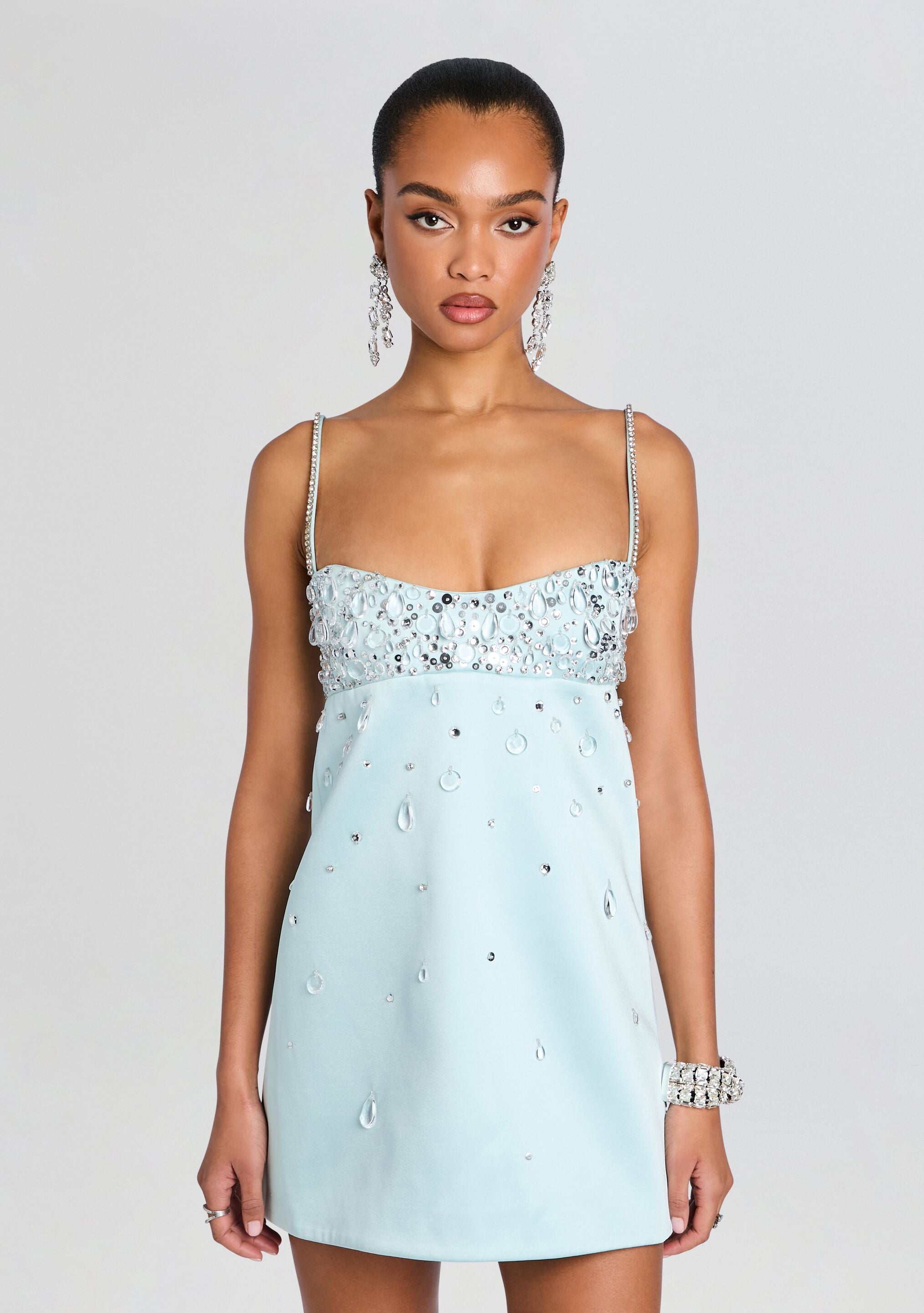 Lorelai Embellished Dress-Cup Shy