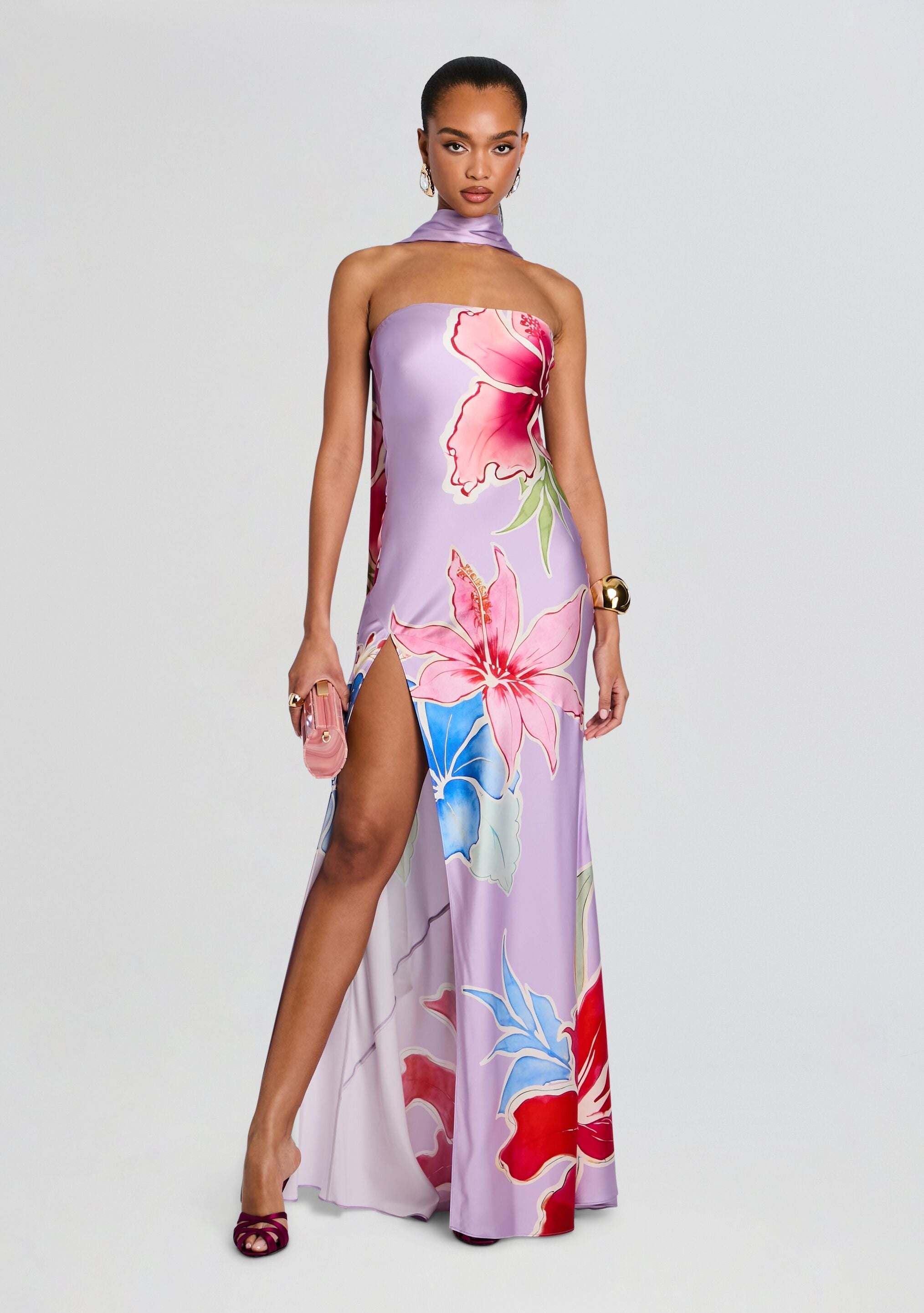 Tizzy Silk Dress-Cup Shy