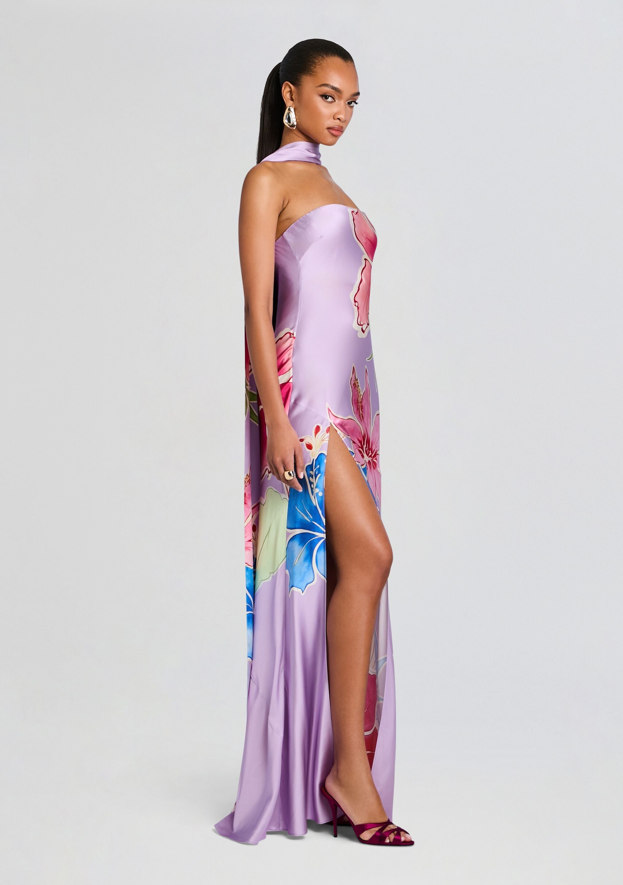Tizzy Silk Dress-Cup Shy