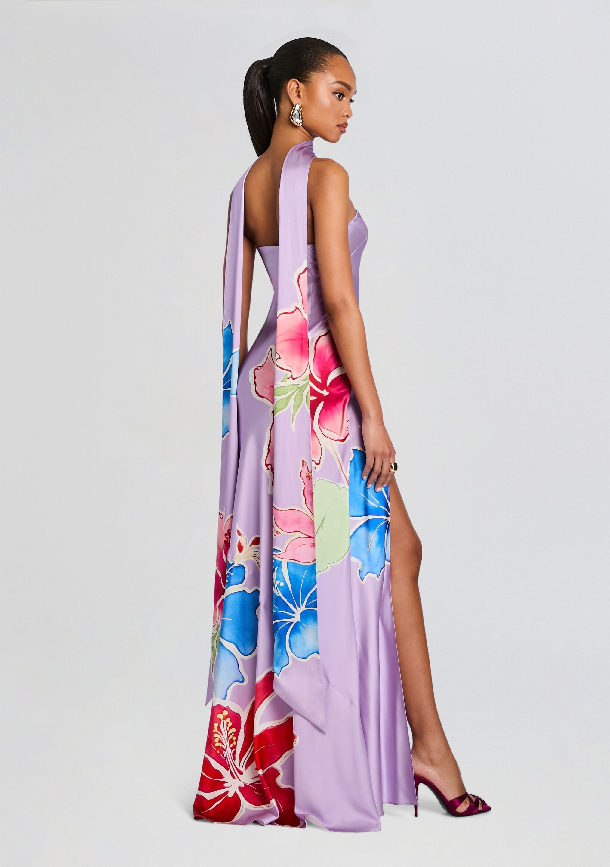 Tizzy Silk Dress-Cup Shy